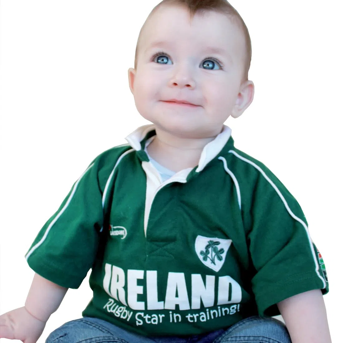 Lansdowne Green Ireland Rugby Star Maglia da Allenamento per Baby