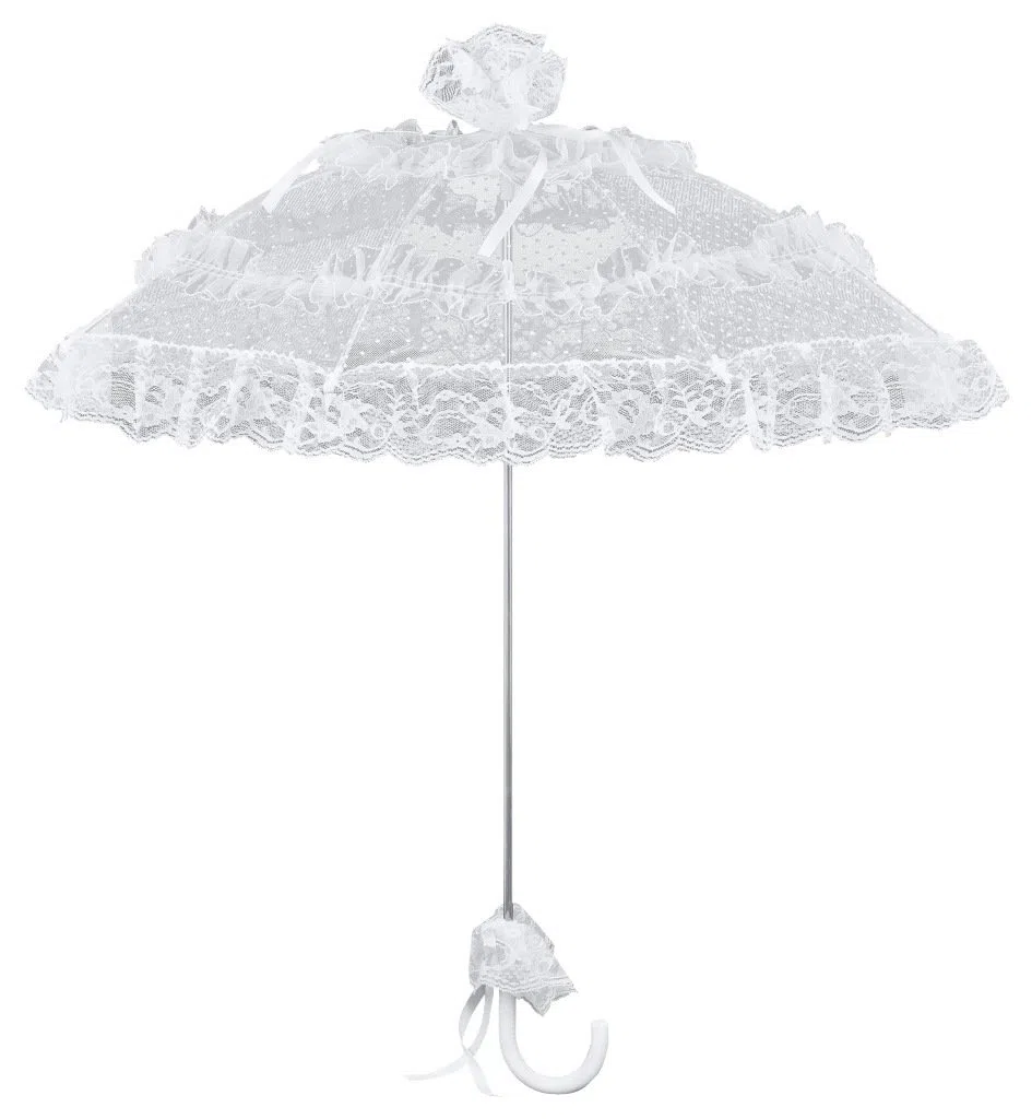 VON LILIENFELD Parasole Ombrellino Sposa Matrimonio Donna Accessori Salomea bianco/nero