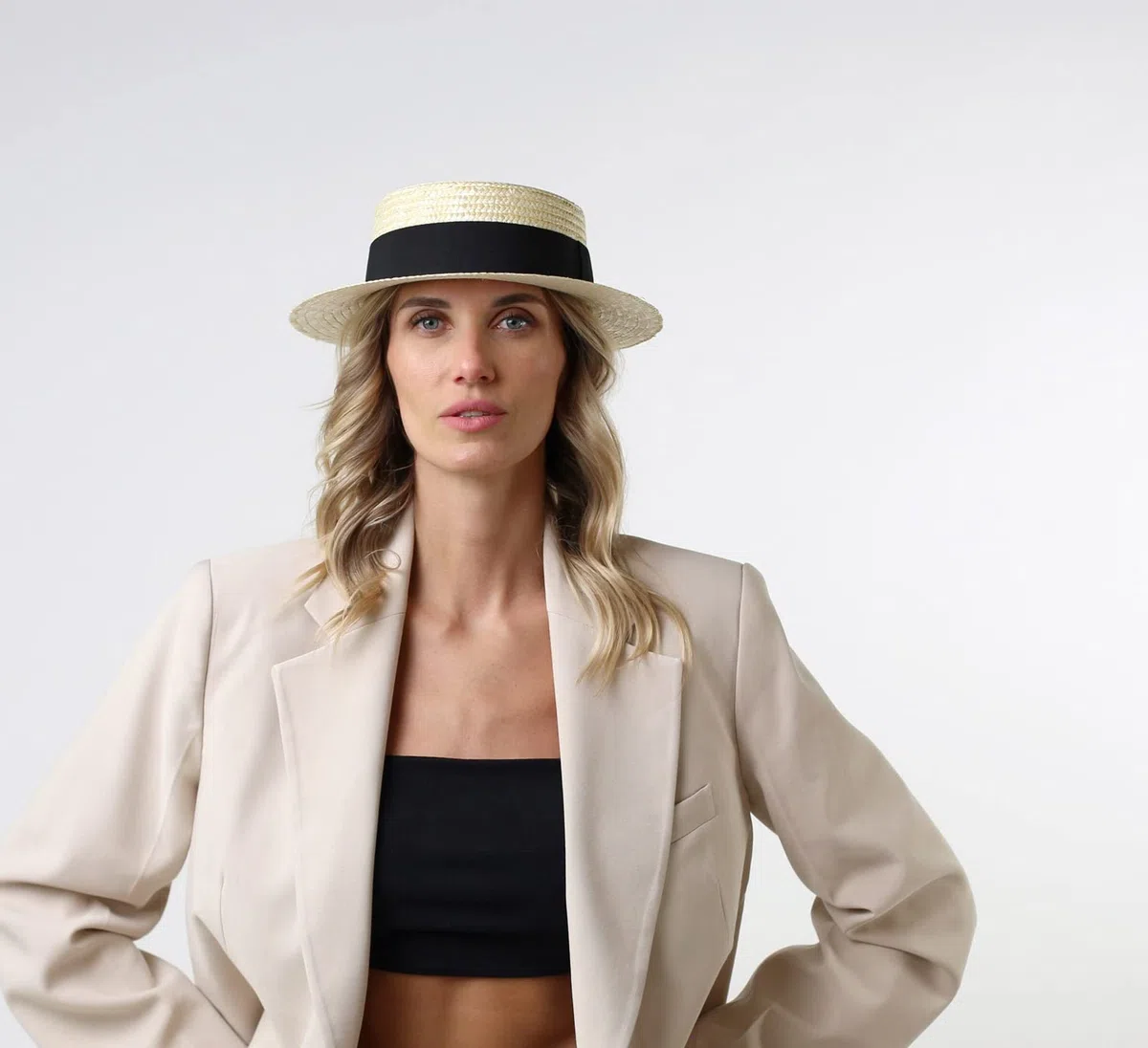 Cappello Paglietta Boater