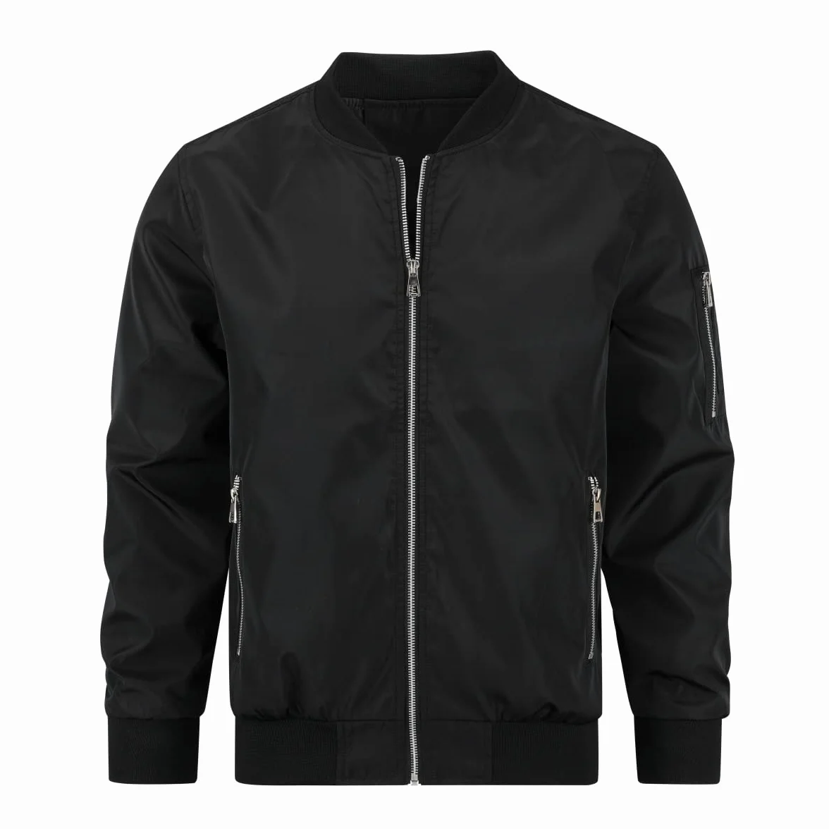 YOUTHUP Giacca Leggera da Uomo Giacche Estive Casual Bomber Maniche Lunghe Giacca Sportiva