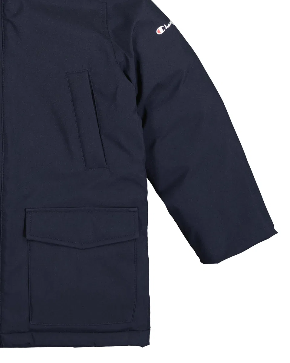 Champion Legacy Outdoor B (306873) - Light Neoprene Woven145gr Hooded Giacca Bambini e ragazzi (Pacco da 1)