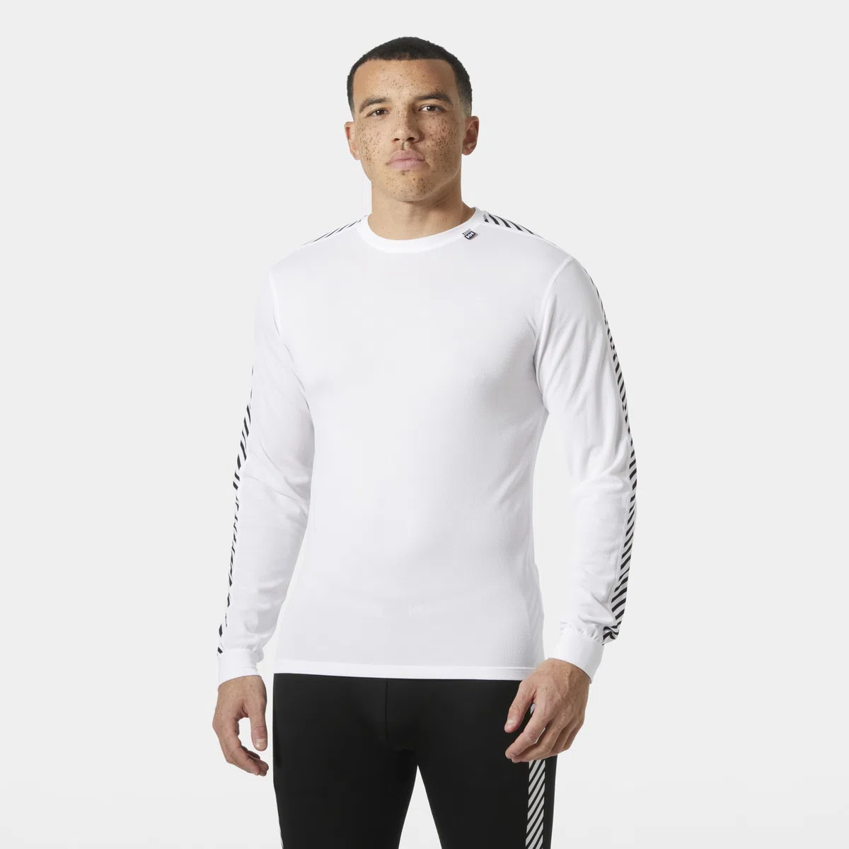 Helly Hansen Uomo Maglietta Termica HH Lifa Stripe Crew