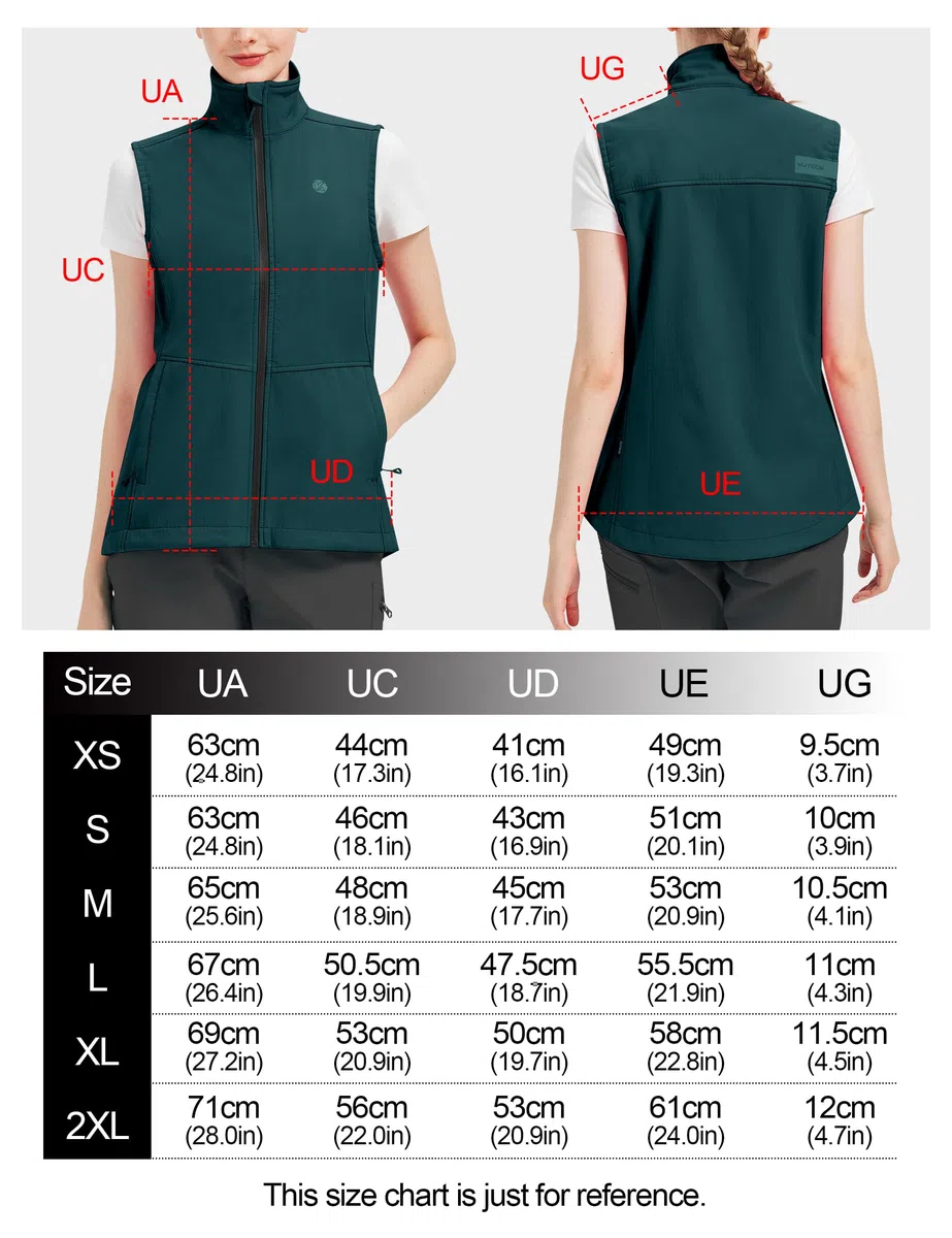 KUTOOK Gilet in Pile da donna Gilet Softshell Invernale Gilet Trekking Donna Giacca Sportivo Impermeabile Antivento per Pesca Arrampicata Running Ciclismo e Vita Quotidiana