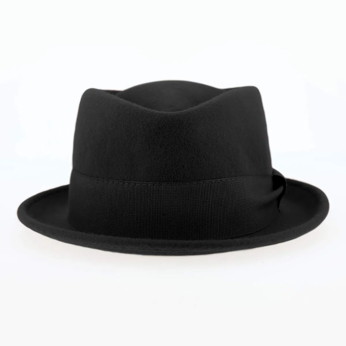 fiebig Medlock Pork Pie Diamond | Porkpie in Feltro di Lana 100% con Nastro di Grosgrain | Confortevole Cappello Leggero Fatto in Italia