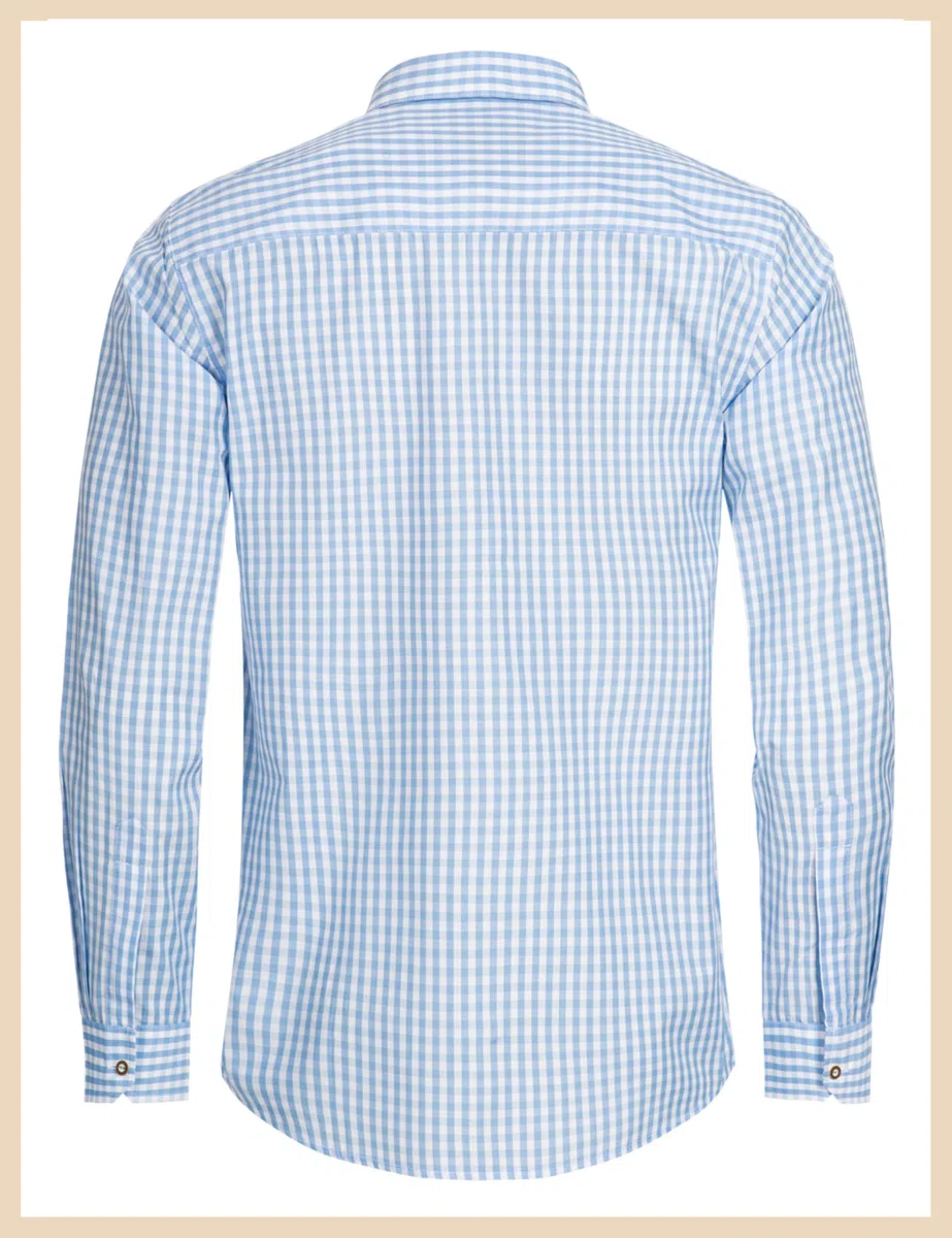 Stockerpoint Camicia Tradizionale (Modello: OC-Martl), Camicia Bavarese a Quadretti, vestibilità Moderna