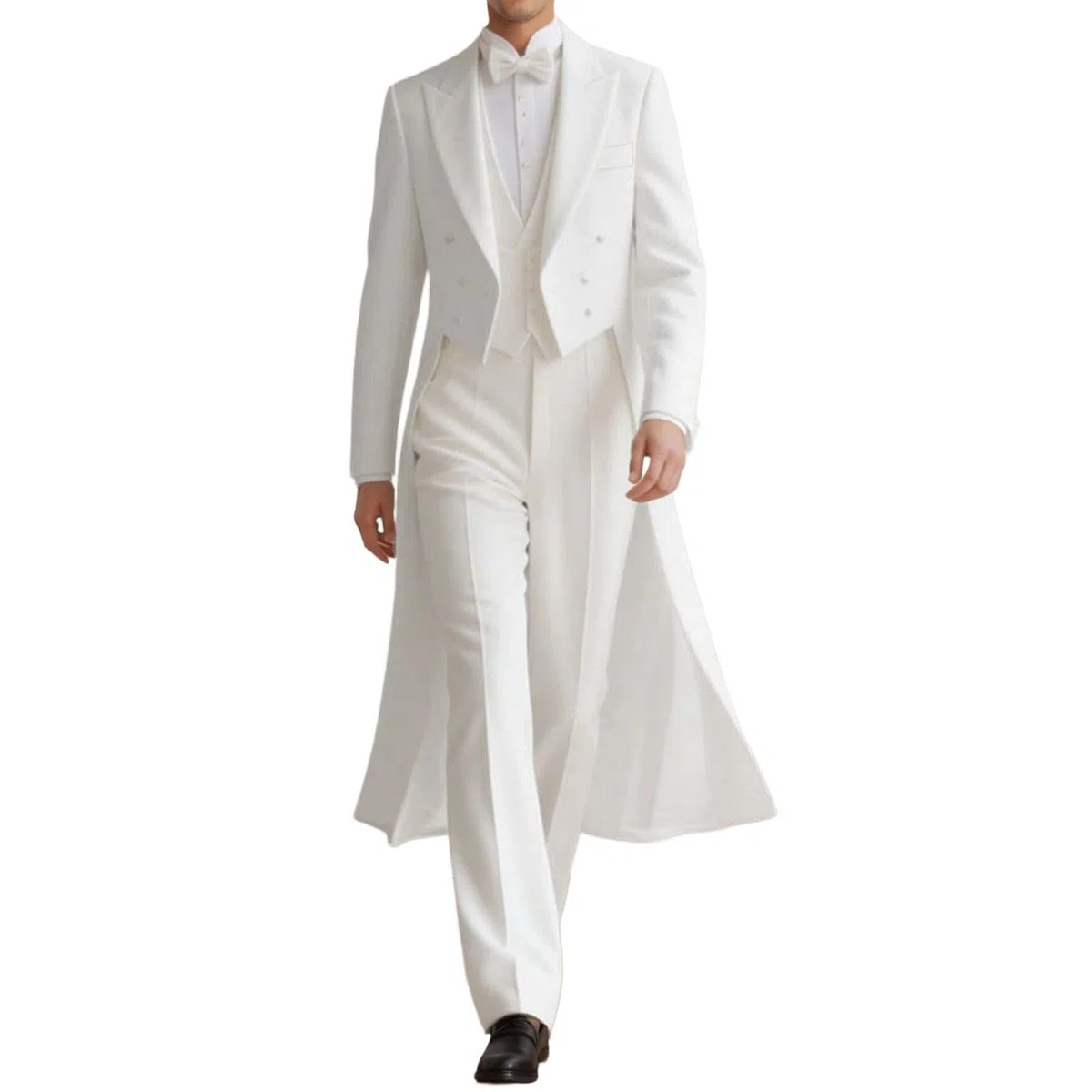 Generisch Giacca da uomo smoking slim fit, con coda di rondine, per balli, smoking, musicisti, cosplay, adulti, mago frack, costume mago, coda di rondine, cappotti formali