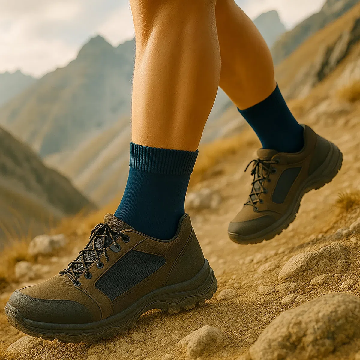 Kaiera - Trek Light – 3 Paia di Calze da Trekking Leggere in Lana Merino, Traspiranti, Made in Italy, Ideali per Hiking Estivo