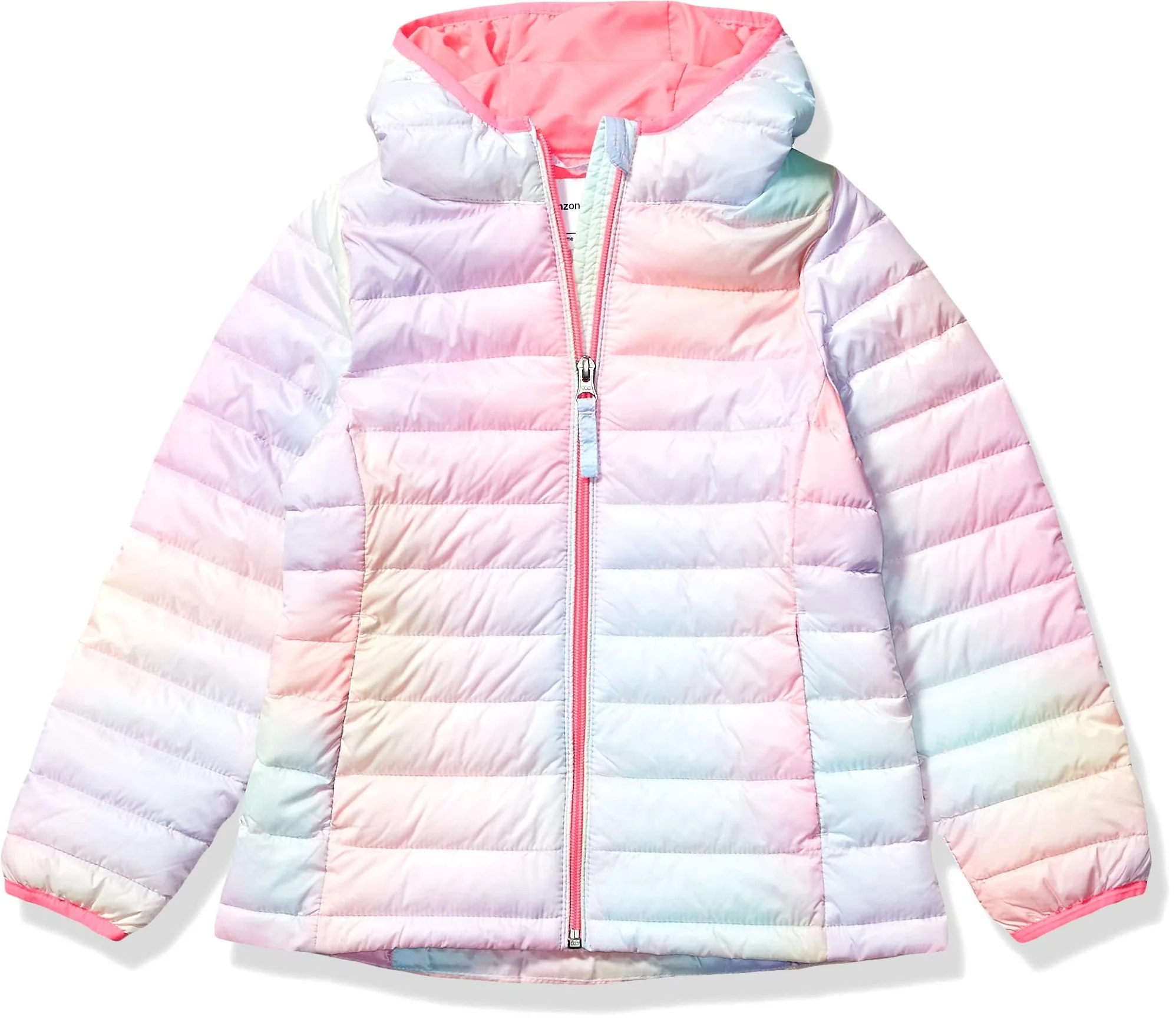 Amazon Essentials Bambina Piumino Leggero con Cappuccio Impermeabile e Ripiegabile