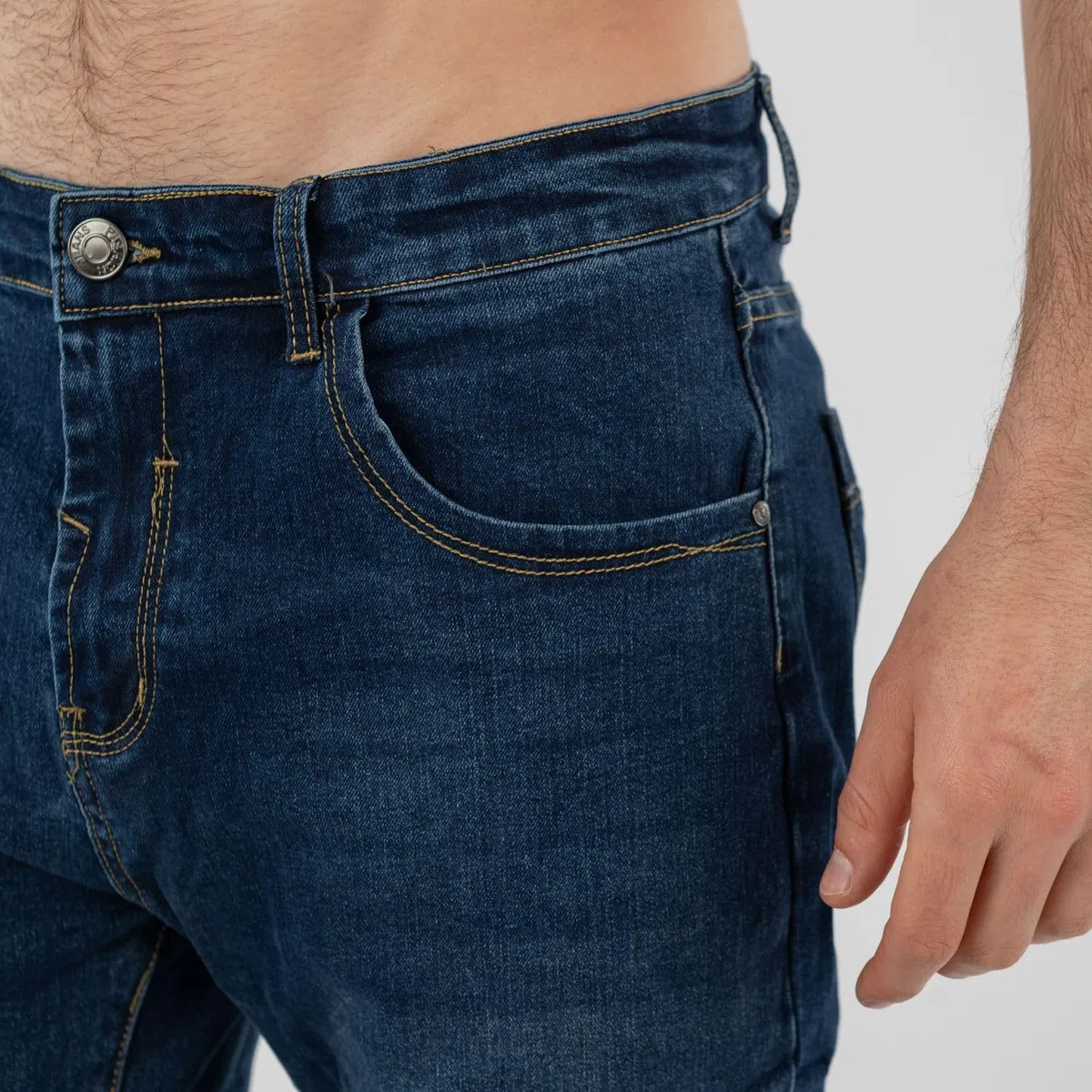 TONY BACKER - Jeans Uomo Regular Fit, Pantaloni Elasticizzati Comodi per Tempo Libero,Jeans da Lavoro Uomo, Stile Casual, Blu Jeans, Jeans Nero