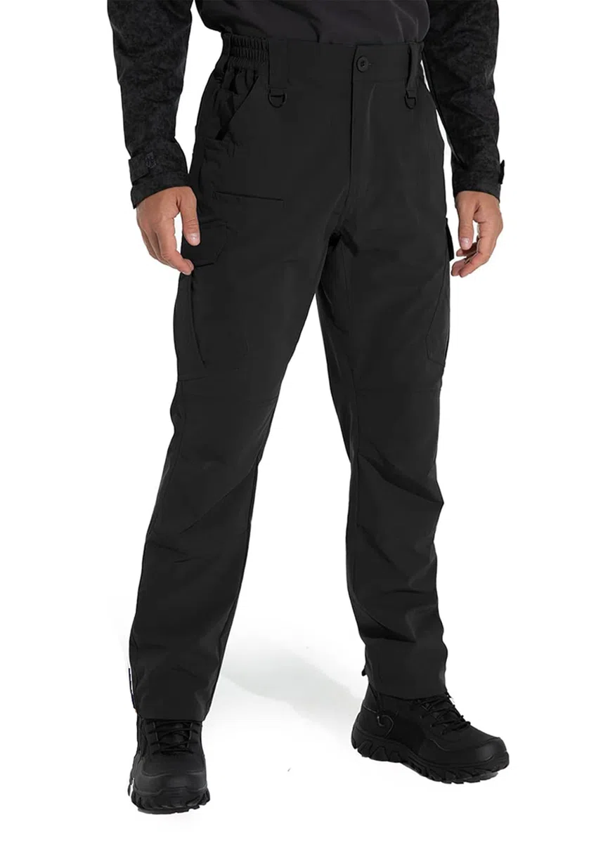 GymBrave Pantaloni da Escursione Uomo Pantaloni Cargo Elasticizzati Pantaloni da Outdoor Leggeri Pantaloni Tattici con 9 Tasche