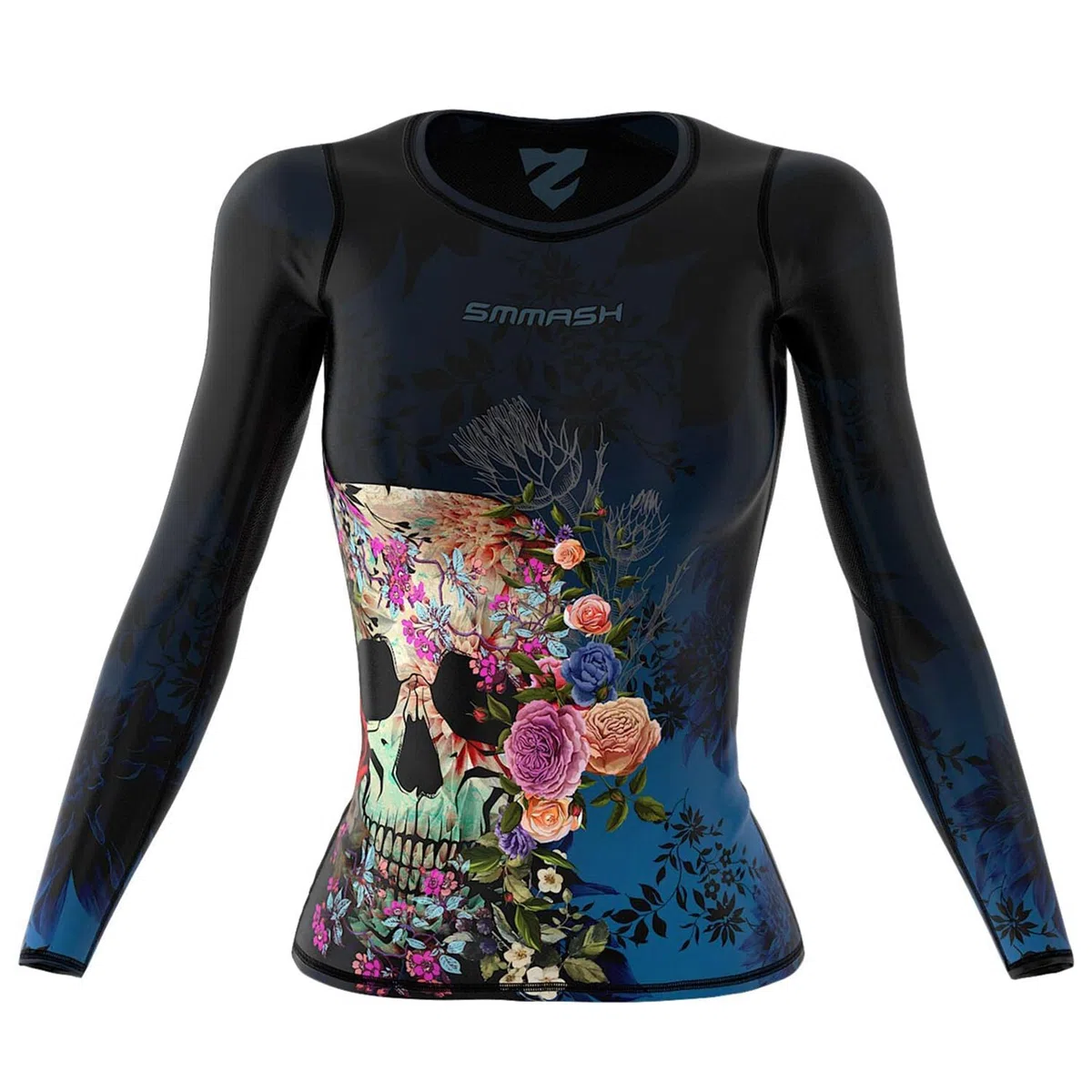 SMMASH Camicia Funzionale Camicia da Donna A Compressione Camicia Sportiva A Manica Lunga Traspirante con Tecnologia Seconda Pelle Fitness Top Outdoor