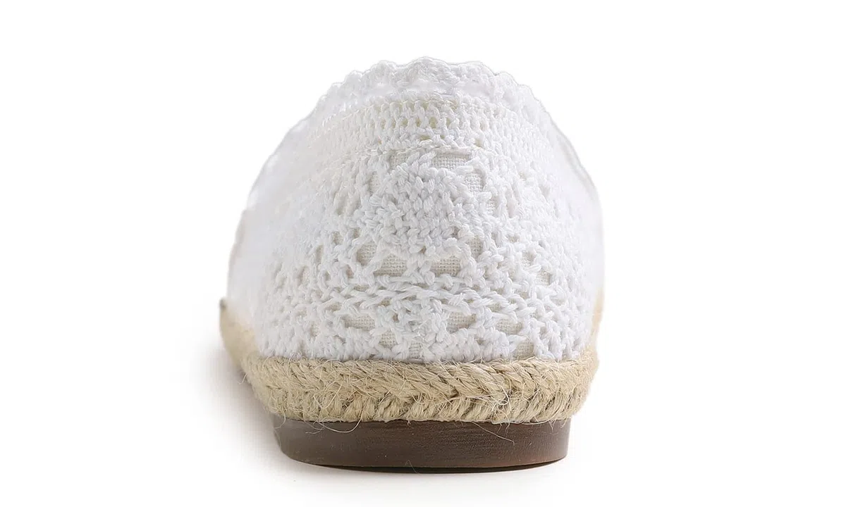 Feversole Close Toe Espadrilles Women's Comfort Breathable Slip On Flats Shoes