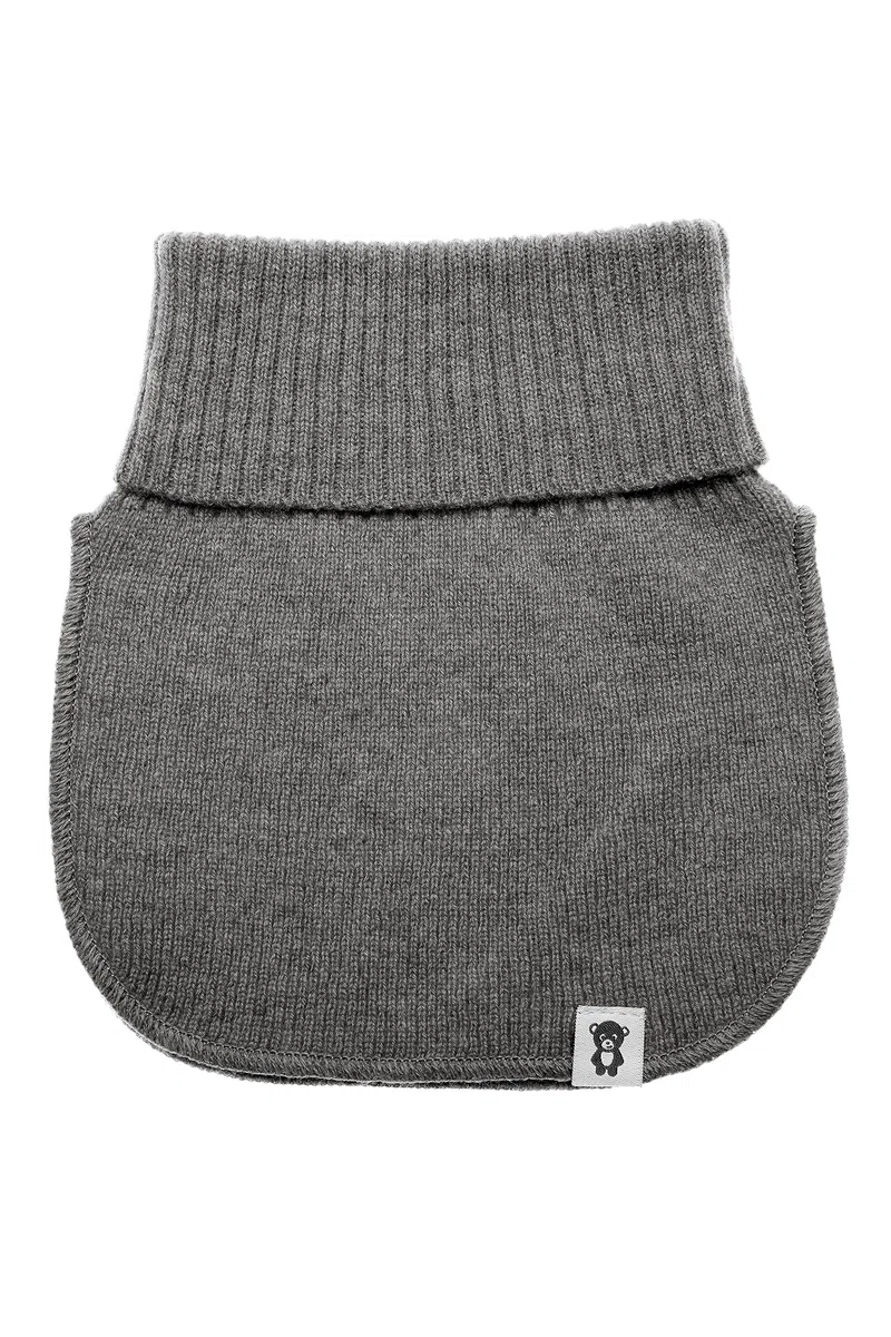 Sciarpa tubolare in lana per bambini, super morbida e calda, lavorata a maglia, per proteggere il collo in autunno e inverno, sciarpa a scivolo di colore beige, rosa, grigio – bambini 3–10 anni