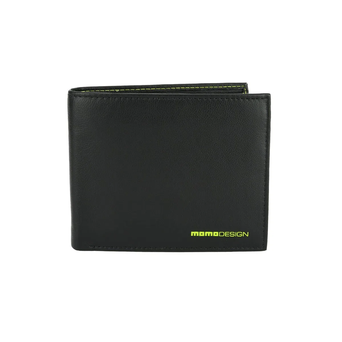 MOMO Design Portafoglio Uomo in Vera Pelle, CLASSICO, Con Protezione RFID, Scatola Regalo In Legno