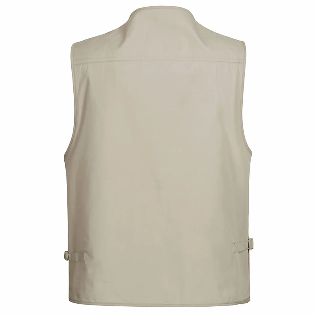 Gilet casual da uomo, estivo, leggero, multitasche, traspirante, ad asciugatura rapida, multifunzionale, taglie forti, per lavoro, viaggi, pesca, caccia, fotografia e campeggio