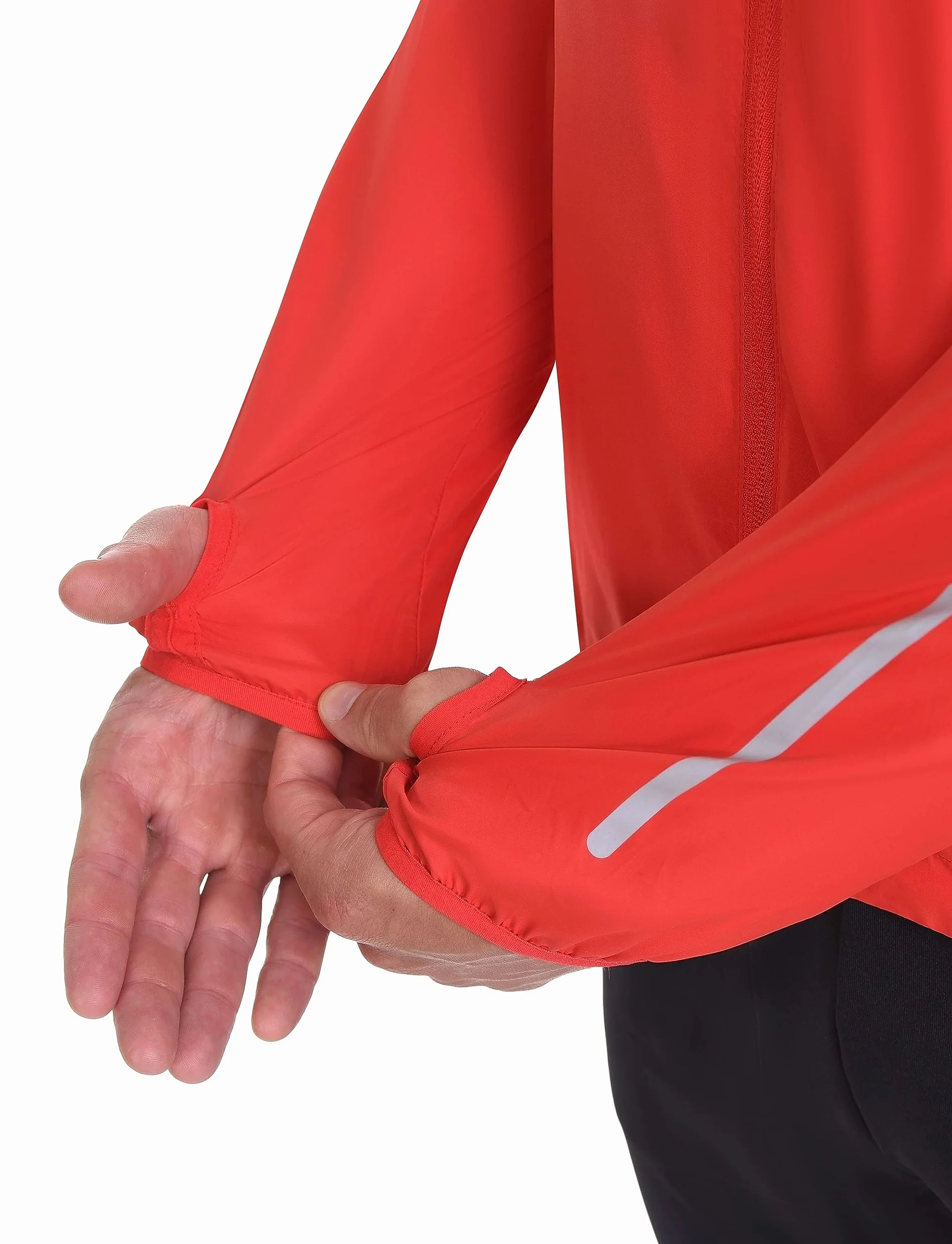 TCA Giacca Softshell da Corsa Uomo. Giacca Riflettente Traspirante e Ripiegabile con Tasche con Cerniera
