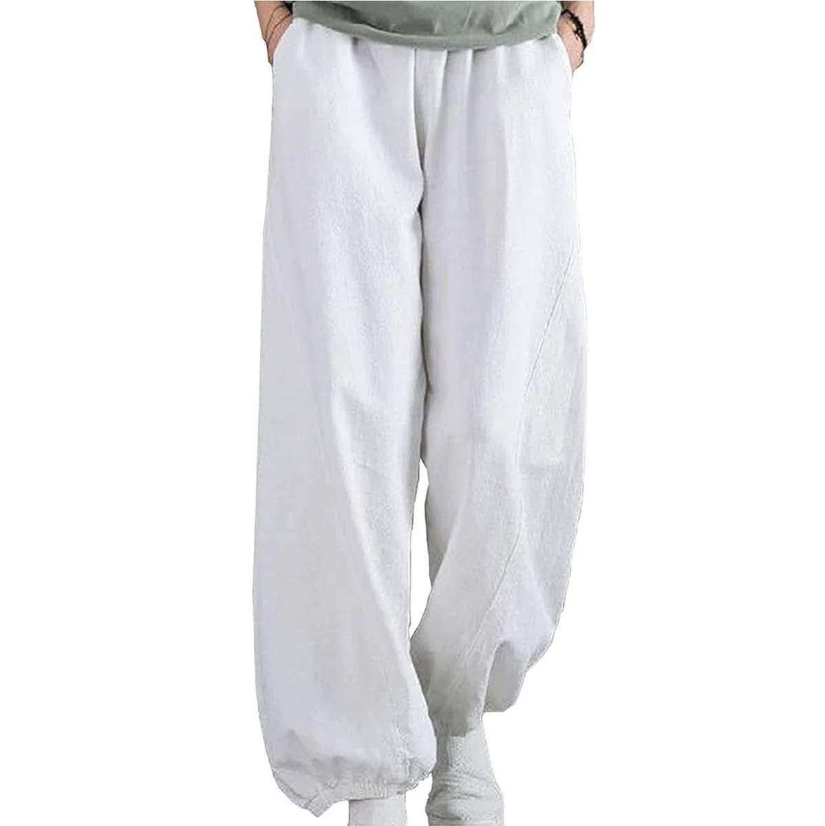 Generico Pantaloni Tai Chi Confortevole Pantaloni Tai Chi Donna Uomo Taglie Forti Pantaloni Tai Chi Pantaloni Pantaloni Casual Pantaloni Slim Yoga Harem Pantaloni Pilates Martial