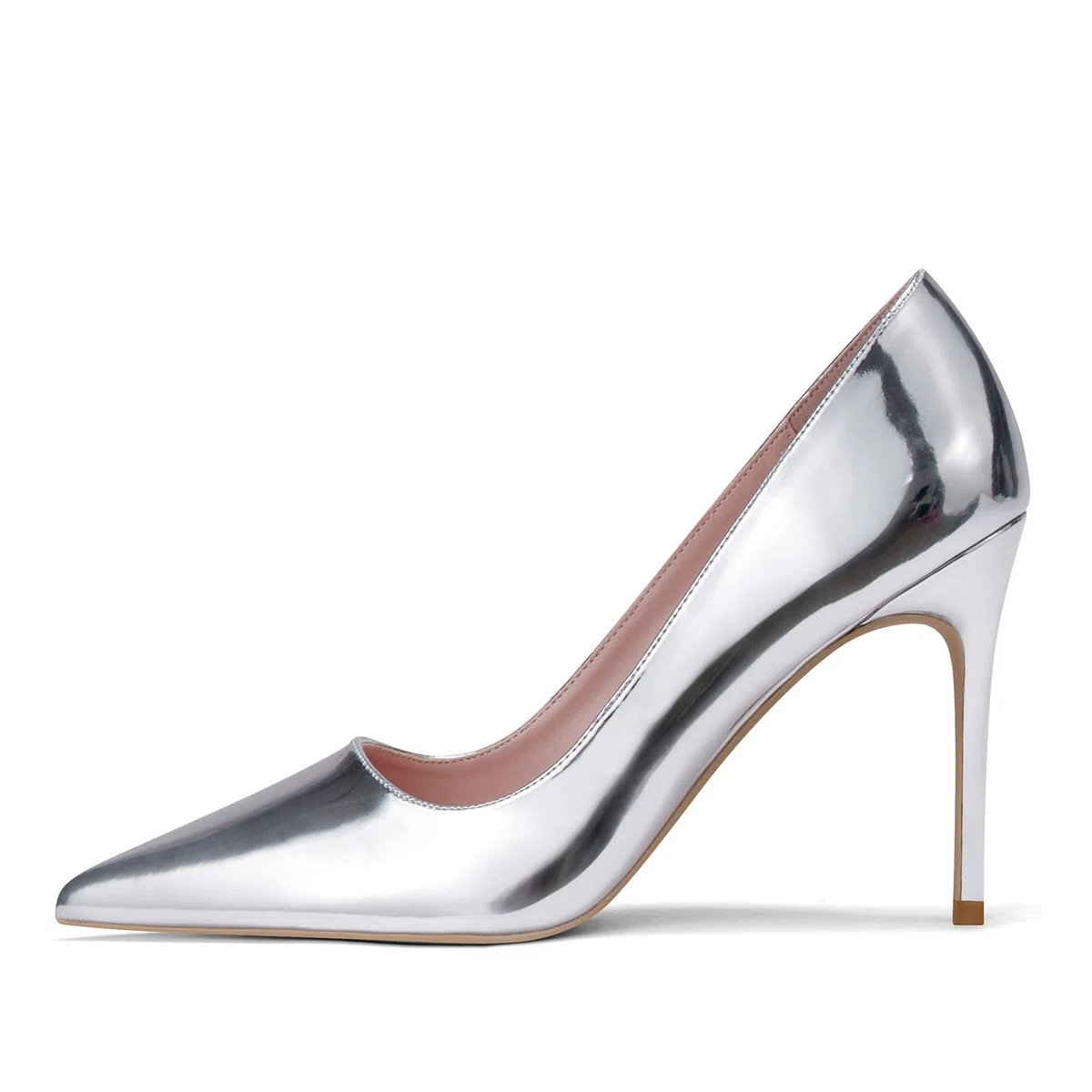 Zhabtuc Scarpe Décolleté Donna Tacco a Spillo 10CM Sexy a Punta Alto Tacco Vestito alla Moda Stiletto
