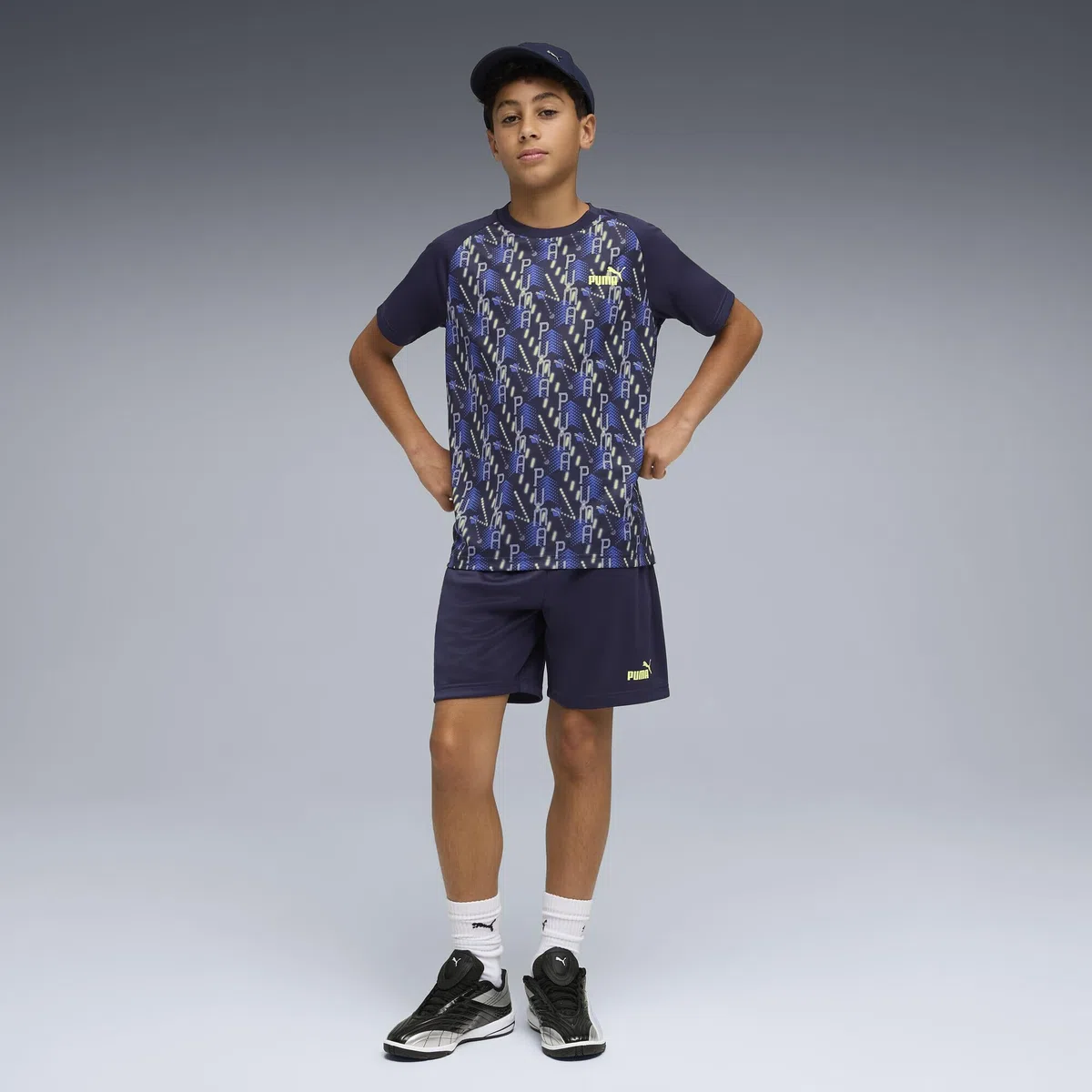 PUMA Completo T-shirt e shorts TRAIN ALL DAY Essentials per ragazzi