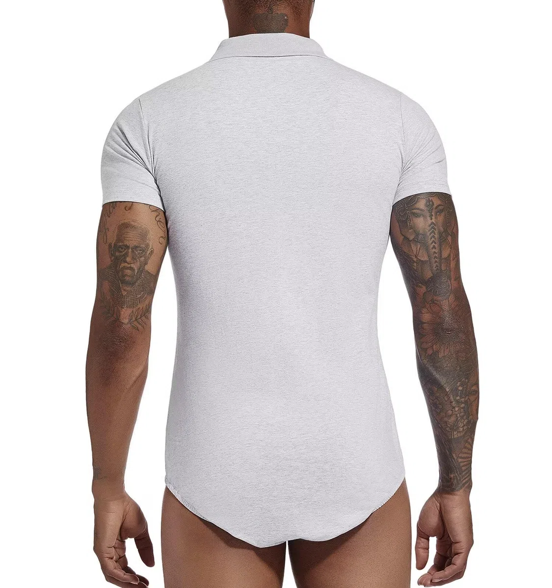Landofgenie Body Onesie Uomo Cotone Top Shirt One Piece Pigiama Leotard Rompers