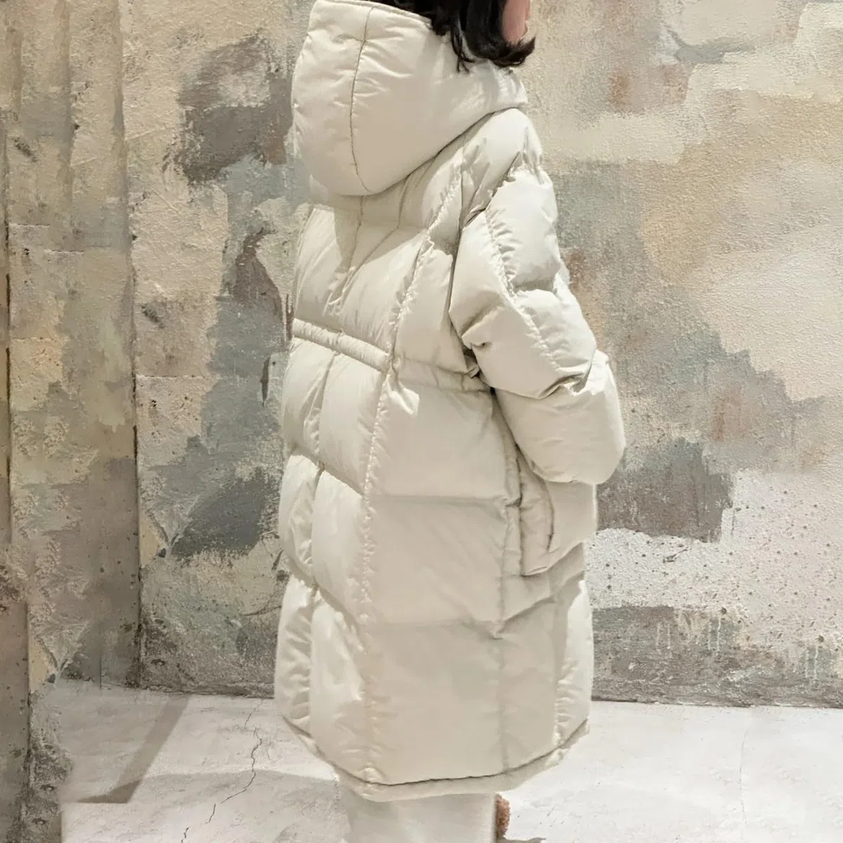 Piumino lungo invernale per ragazze Cappotti alla moda Oversize Caldi Spessi Piumini Maxi Lunghezza Elegante Parka Isolato Impermeabile Outwear