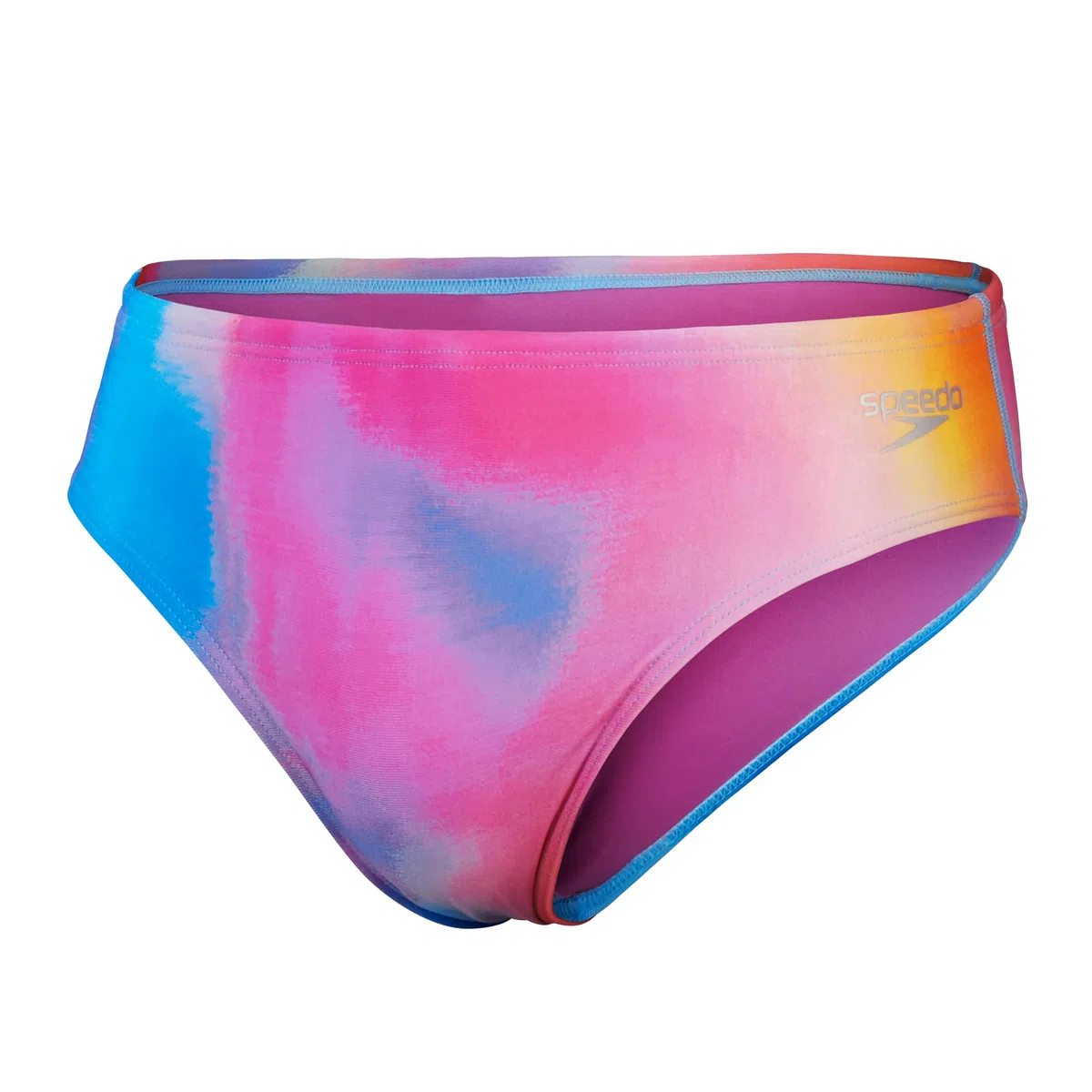 Speedo Costume da bagno da uomo, 8 cm, digitale, colore: blu e rosa