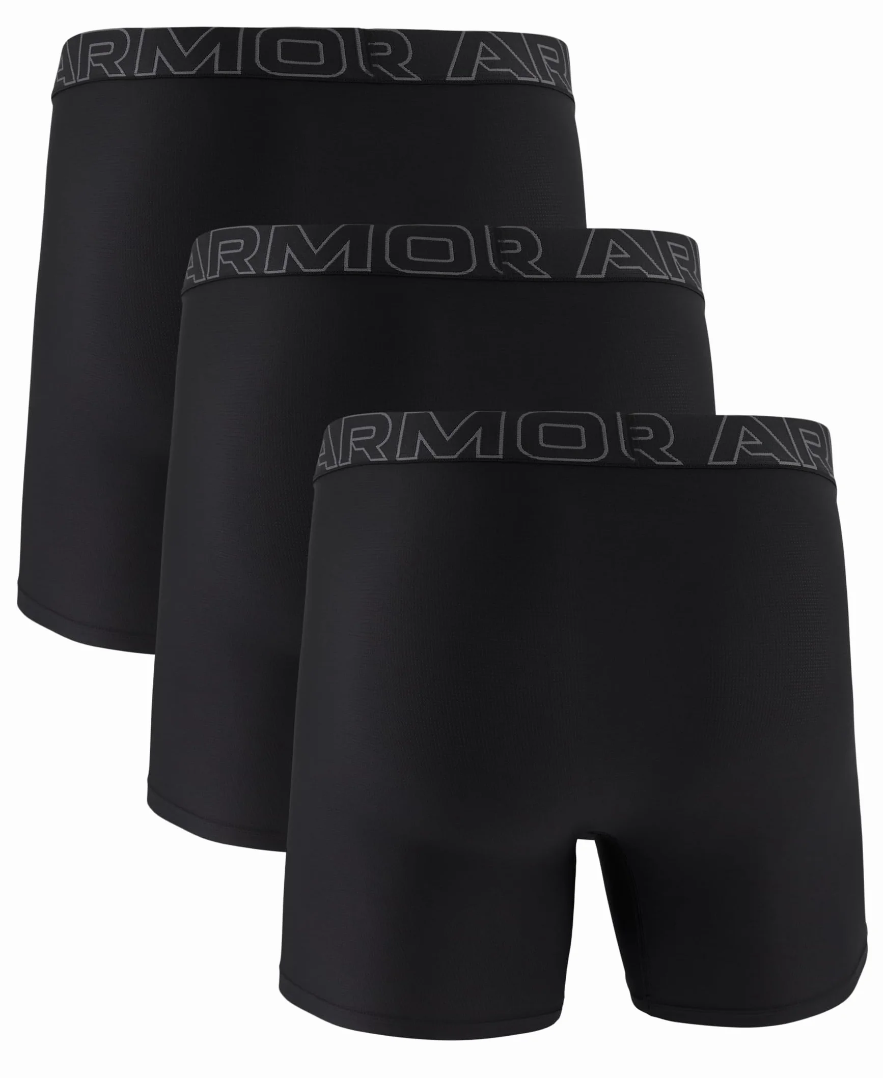 Under Armour Tech Mesh 6-inch Boxerjock 2-Pack Boxer Corti Uomo (Pacco da 3)