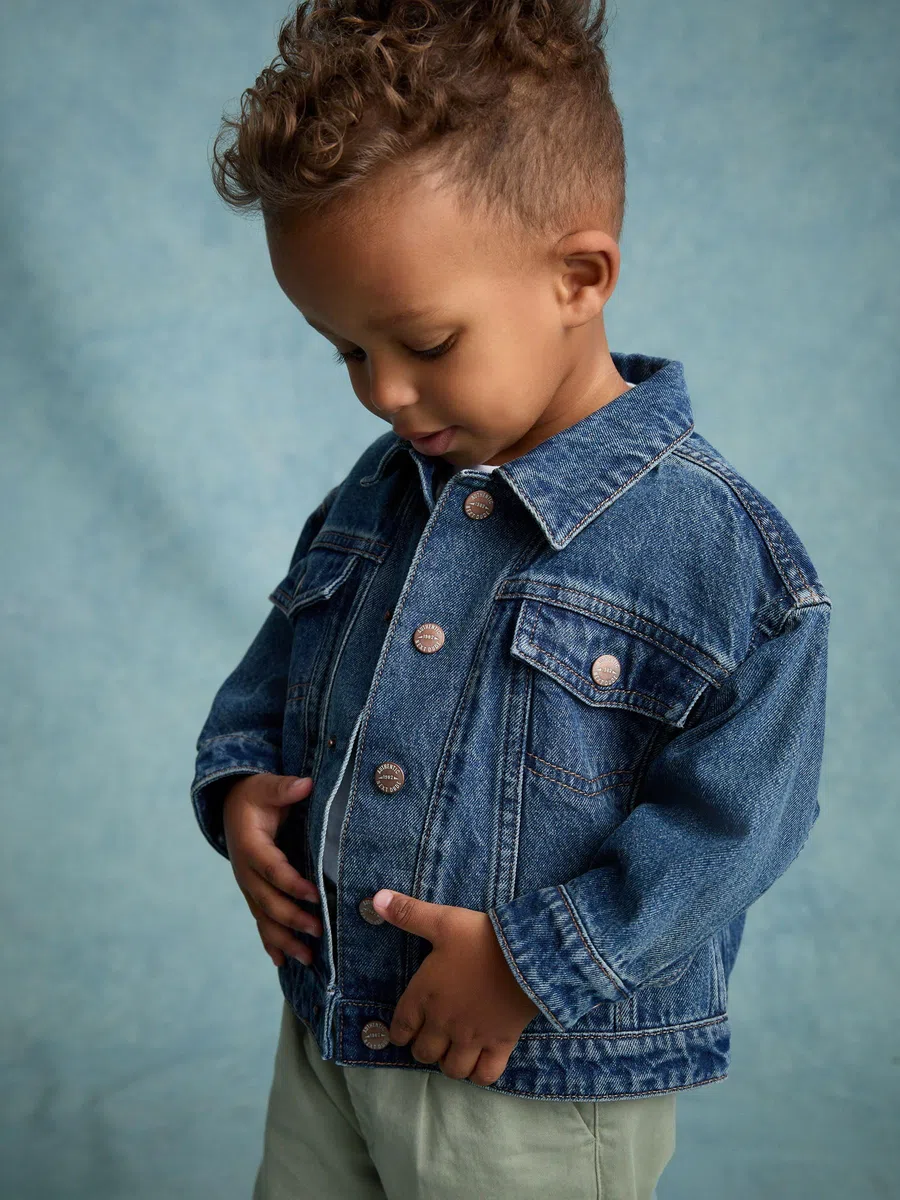 NEXT Ragazzo Giacca stile denim 100% cotone