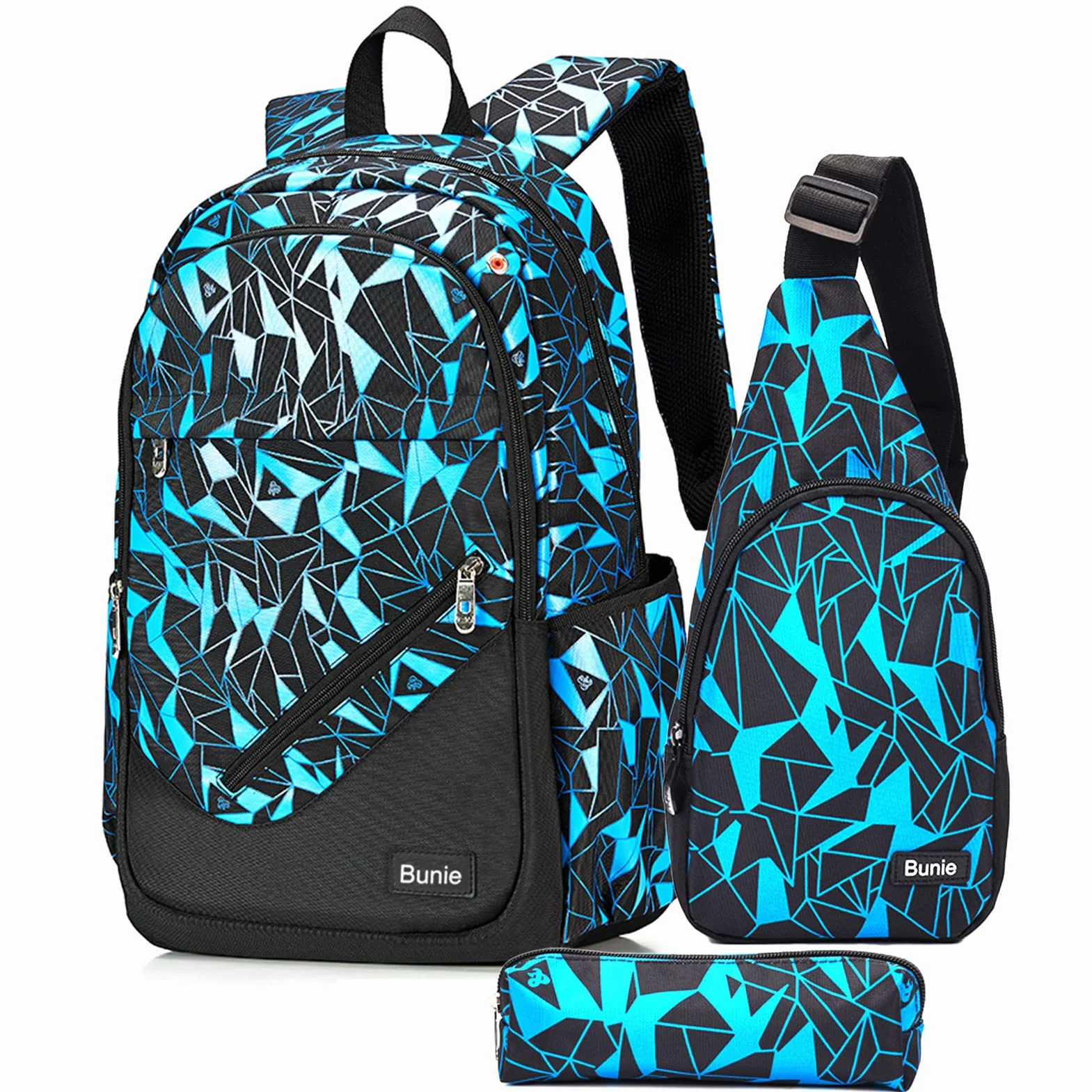 bunie Zaino Scuola Media Ragazzo Zaini Scuola Media Ragazzi Ragazze Zaino Scuola Elementare Bambino Borsa Impermeabili Casual Da Viaggio Zainetti Ragazza Stef E Phere 35 Litri Zainetto Set