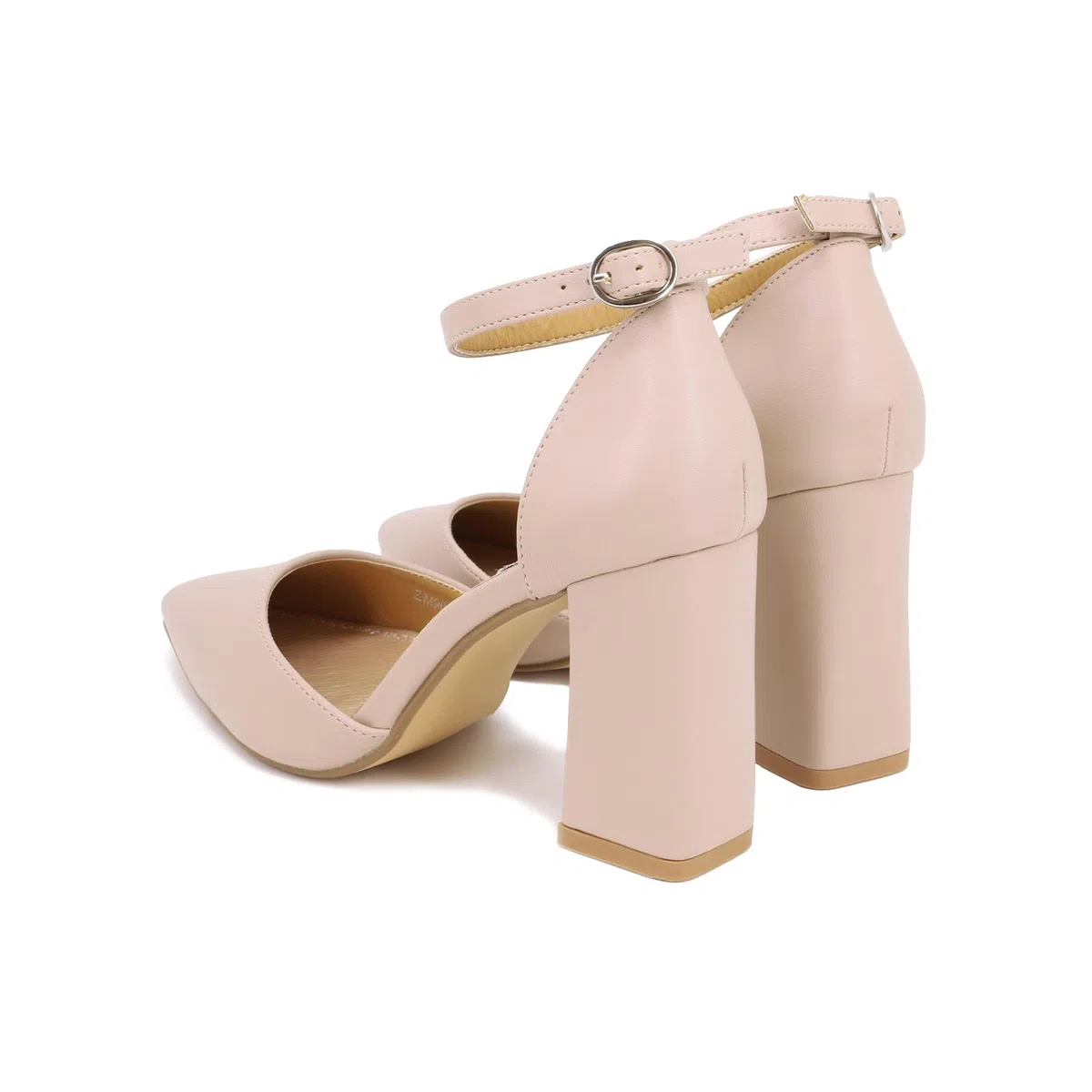 QUEEN HELENA Décolleté Scarpe con Tacco Medio Eleganti a Punta Chiusa con Cinturino Donna ZM9002