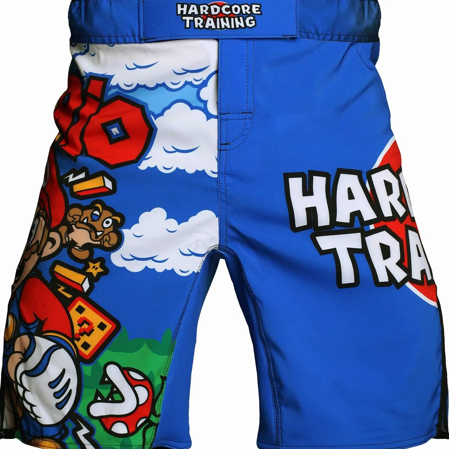 Hardcore Training Pantaloncini da Combattimento Uomo MMA Shorts per Arti Marziali, BJJ Boxe Muay Thai Grappling