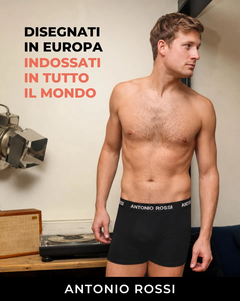 Antonio Rossi Antonio Rossi (Confezione da 12) Boxer Aderenti da Uomo Fitted Boxer Hipsters Uomo (Pacco da 12)