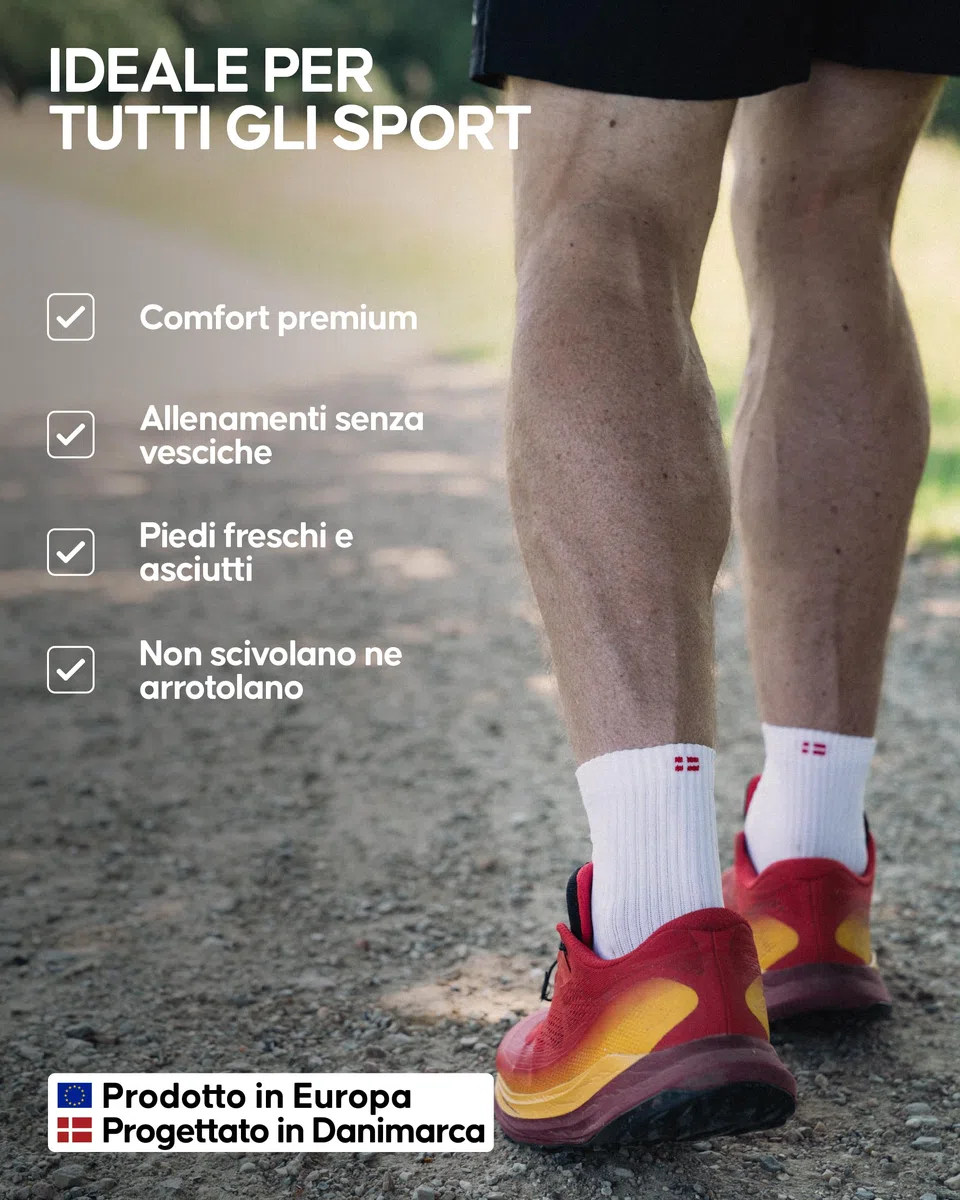 DANISH ENDURANCE Calzini Sportivi Quarter, Calze da Corsa, Running, Traspiranti, per Uomo e Donna, 3 o 5 Paia