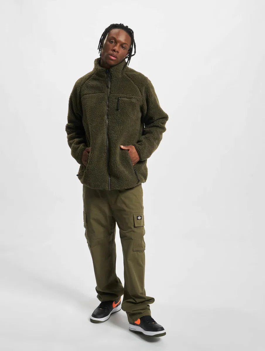 Brandit Teddy Fleece Jacket Uomo Giacca di mezza stagione mimetico bosco