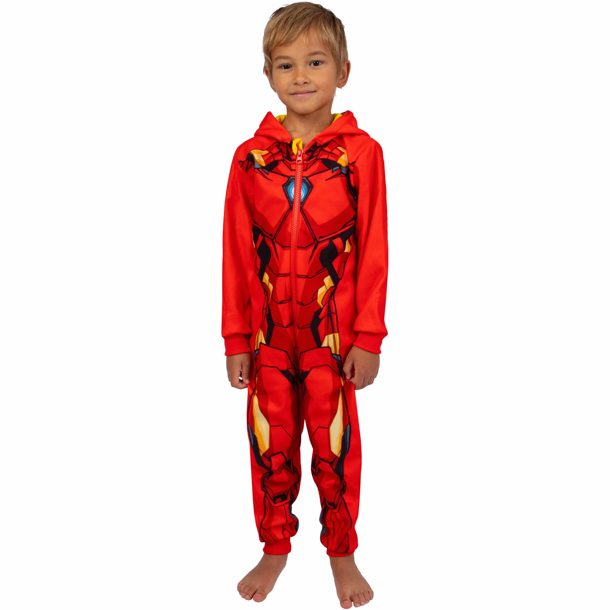 Marvel Iron Man Pigiama Bambino | Iron Man Pigiama Pile Bambino | Pigiamone Intero Bambini