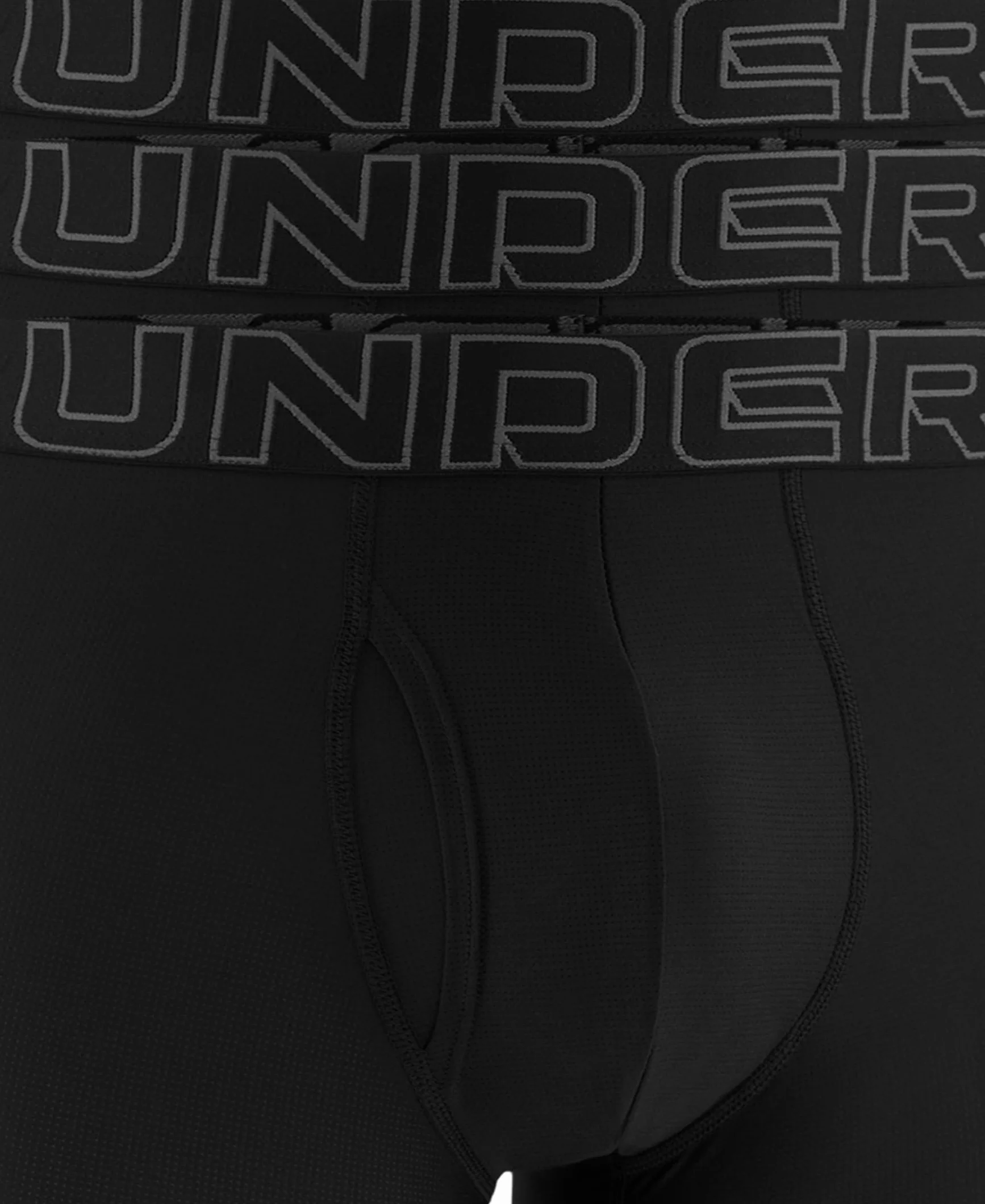 Under Armour Confezione Multipla di Boxer Performance Tech in Rete, Interno Gamba 22,9 Cm, Comfort per Tutto Il Giorno Boxer Uomo (Pacco da 3)
