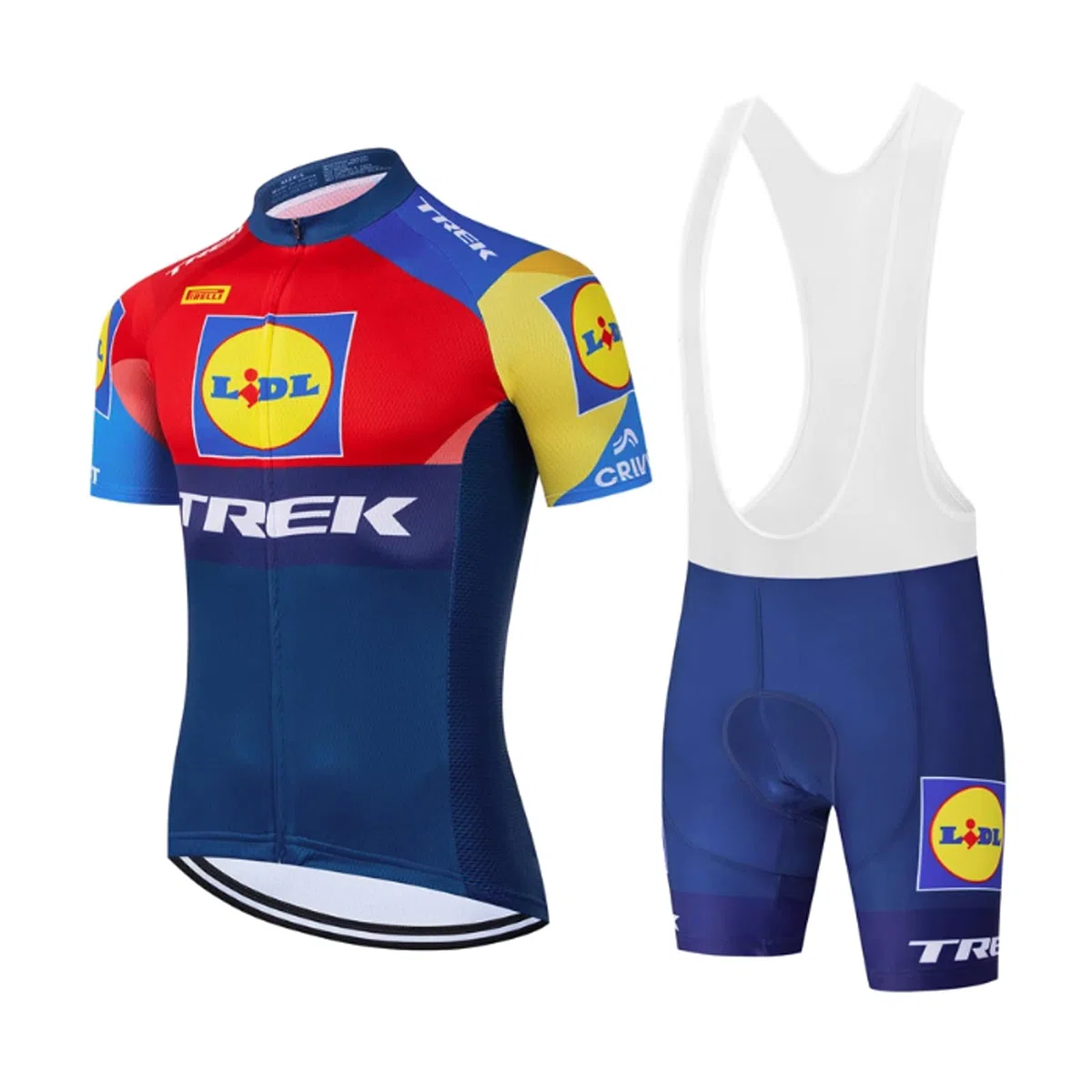 2024 Pro Team Maglia da ciclismo da uomo Completo, maglia da bicicletta traspirante per mountain bike, pantaloncini con bretelle kits GEL Paddad
