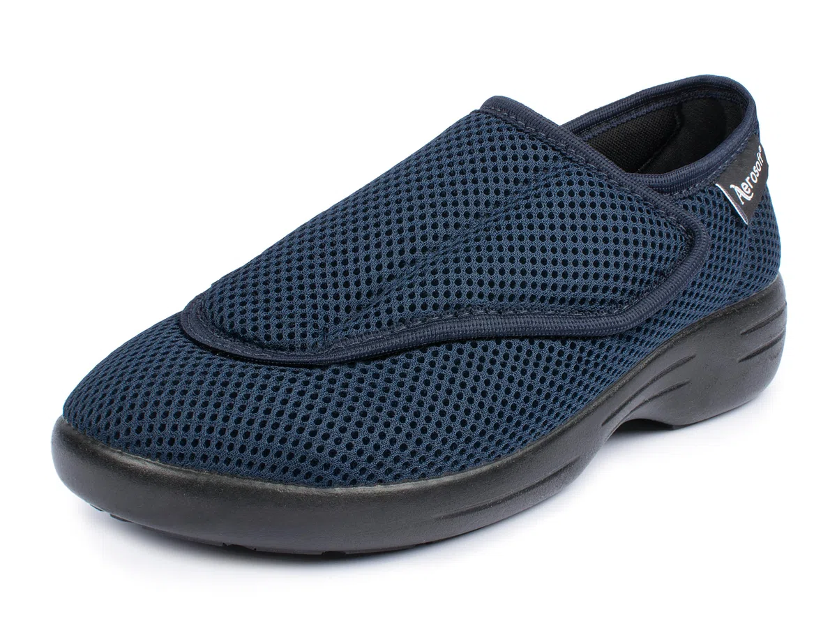 Aerosoft Scarpa Bassa Stretch 17, Donna e Uomo, Chiusura a Strappo, Senza Pressione