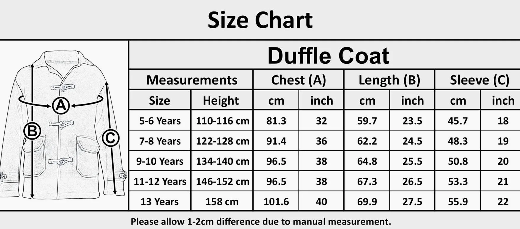 A2Z 4 Bambini Ragazze Ragazzi Cappotto Duffle In Pile Reale Elegante Tasche Utilitarie Maniche Lunghe Moda Trendy Giacca Spessa Età 5-13 Anni