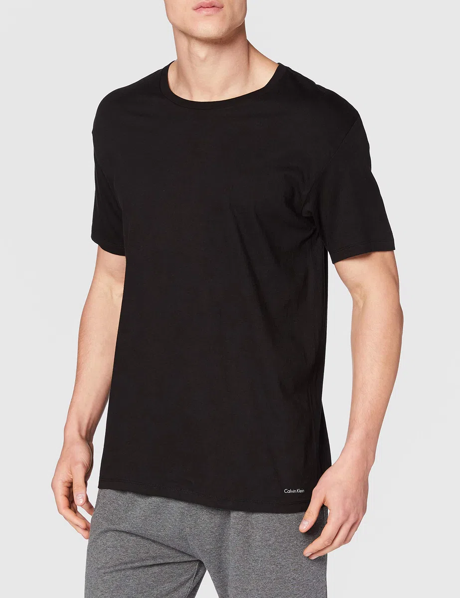 Calvin Klein Confezione 3 t-Shirt Uomo Manica Corta Girocollo in Cotone tripack CK Articolo NB4011E S/S Crew Neck 3PK