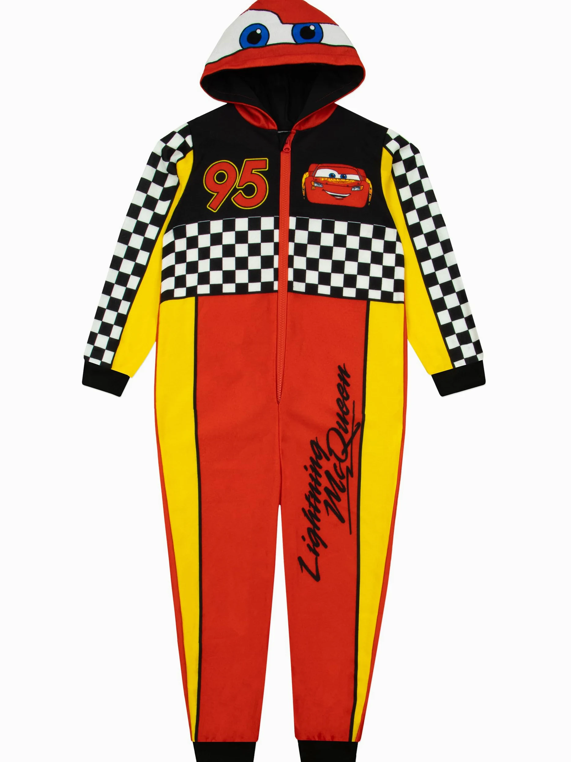 Disney Pigiama Cars | Saetta McQueen Bambini Pjs | Pigiama Intero Bambino | Pjs Pile Bambino | 18 Mesi E 8 Anni