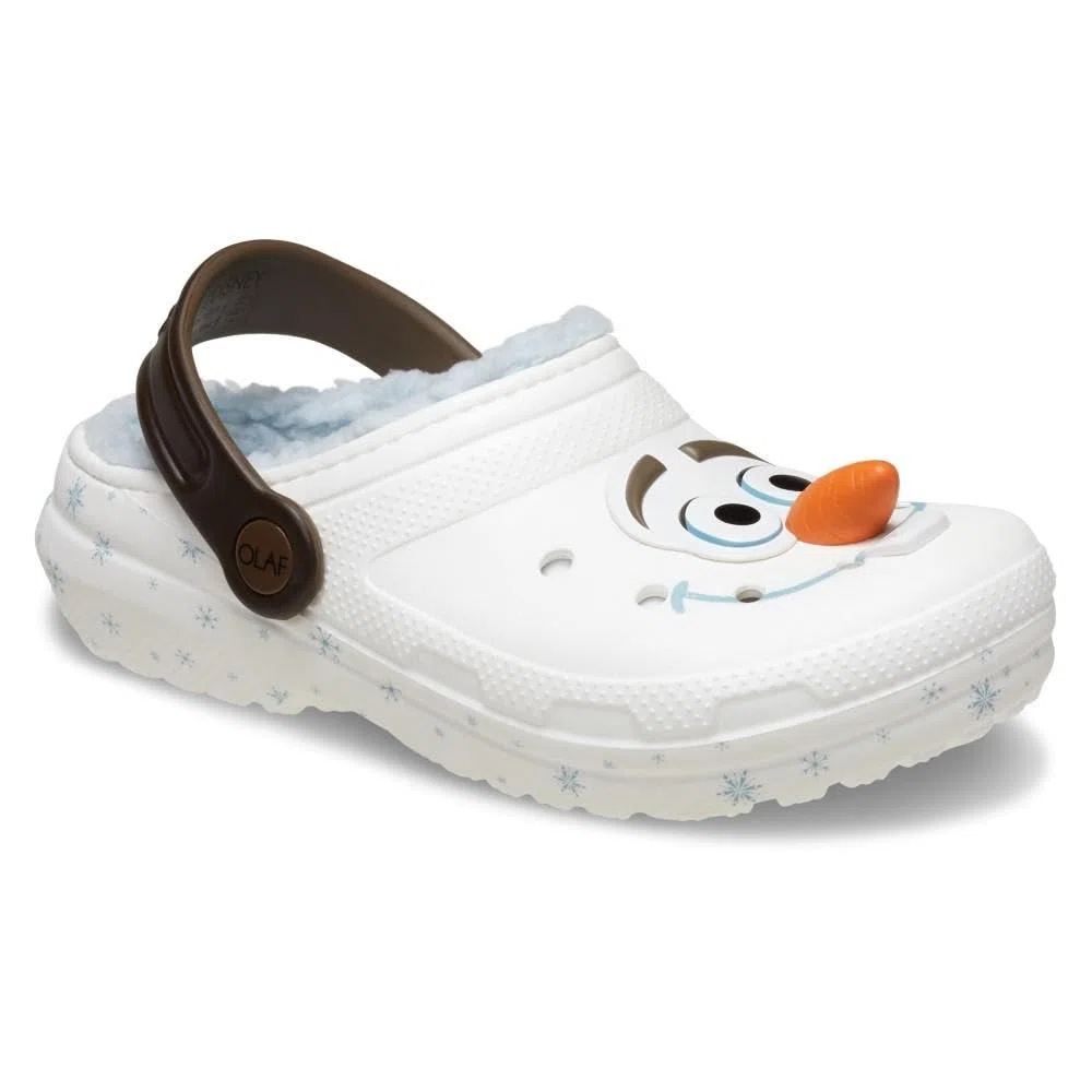 Crocs Frozen Olaf Lined Classic Clog T, Zoccoli Unisex - Bambini e Ragazzi