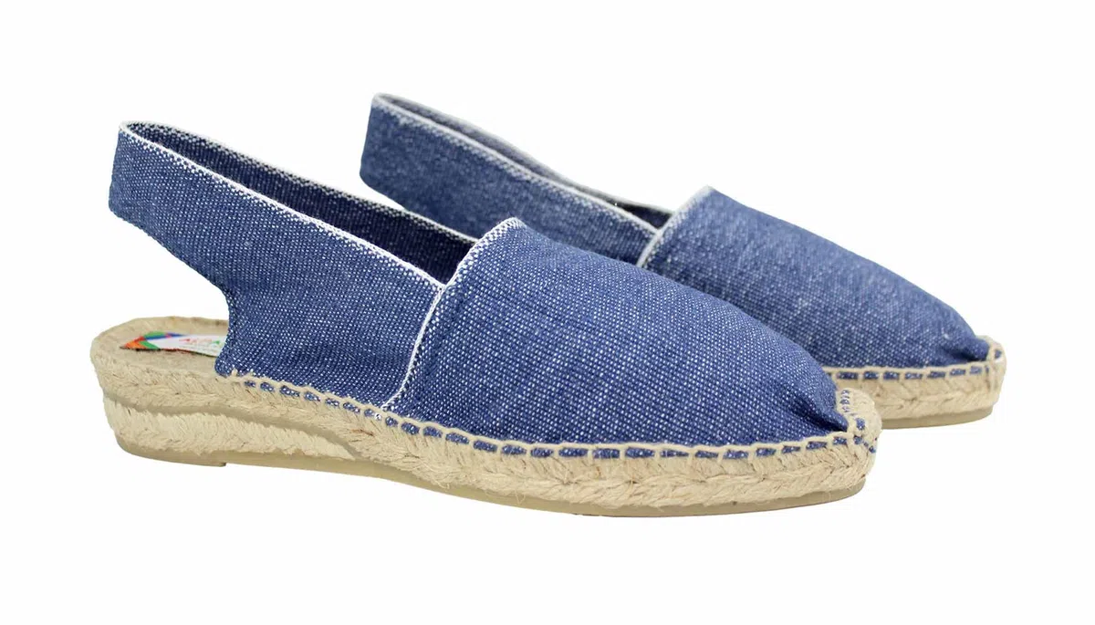 Espadrillas Svitate con zeppa bassa fatti a mano in Spagna