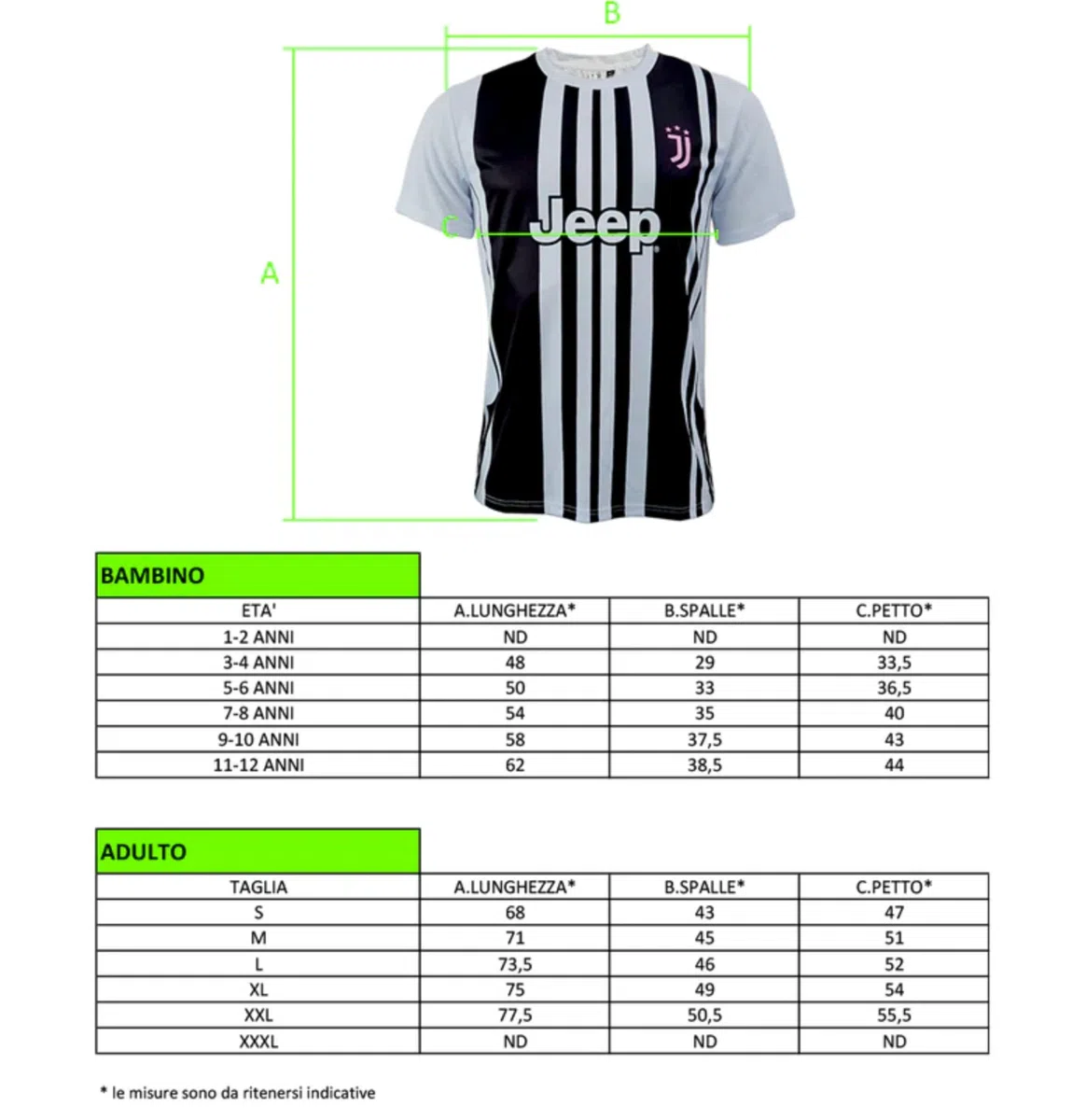 JUVENTUS Maglia Calcio Personalizzabile Replica Ufficiale per Adulto, Ragazzo e Bambino PS 41410