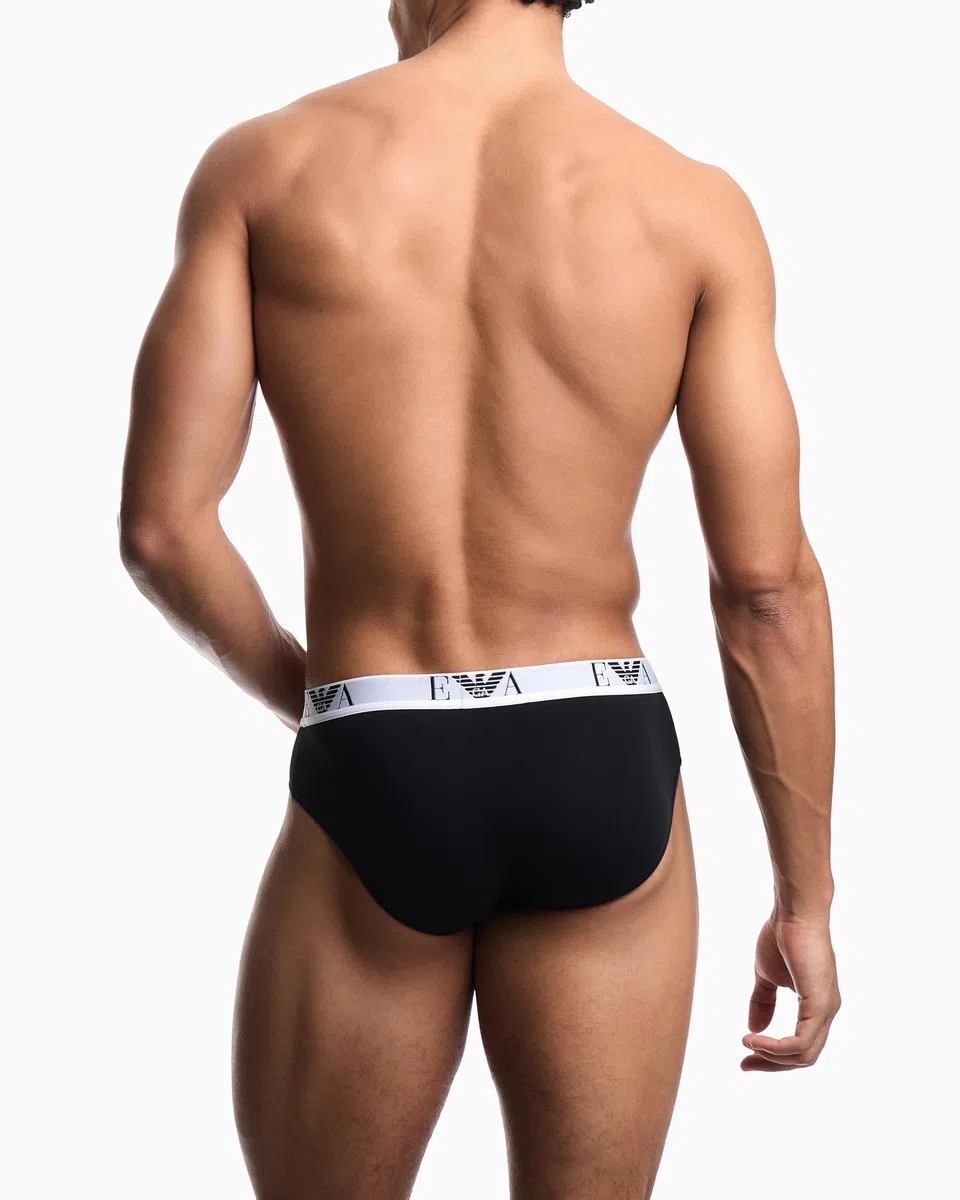 Emporio Armani 3-Pack Brief Mutande da Uomo Uomo