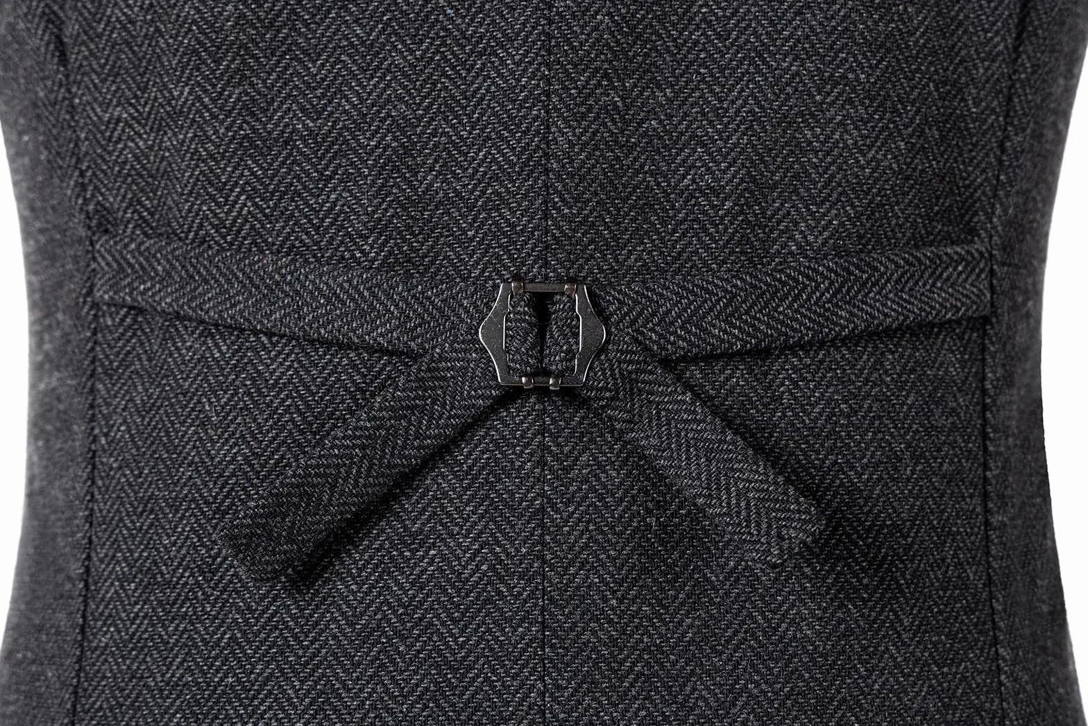 Solovedress Gilet da uomo vintage in tweed, doppiopetto, per matrimonio