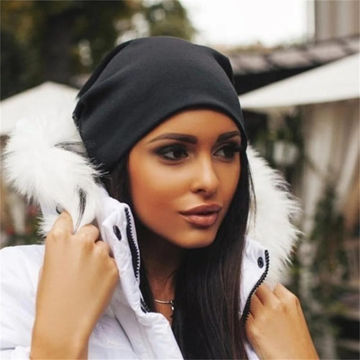 Cotone Slouchy Beanie cappello Candy Color Chemo Skull Cap Uomini Donne Berretti