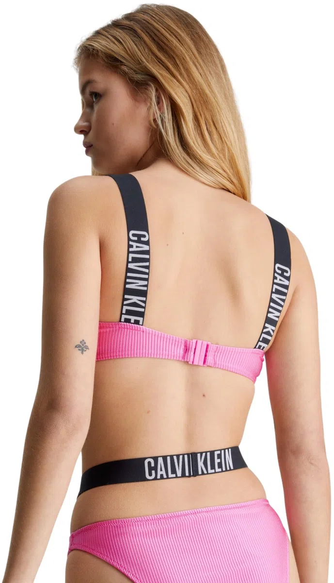 Calvin Klein Top Bikini Donna Bralette con Ferretto