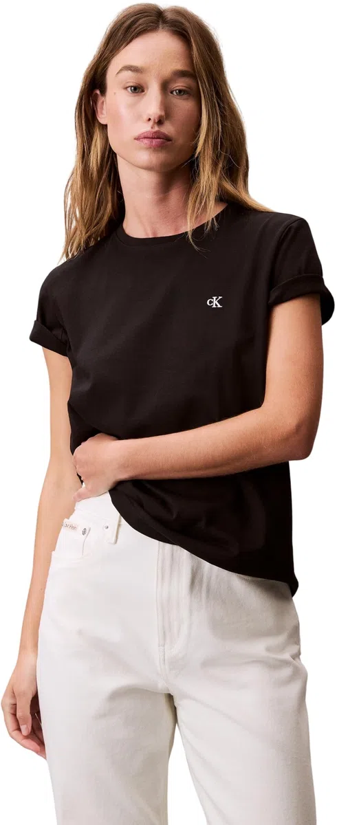 Calvin Klein Donna T-Shirt Maniche Corte Archive Jersey Tee con Scollo Rotondo