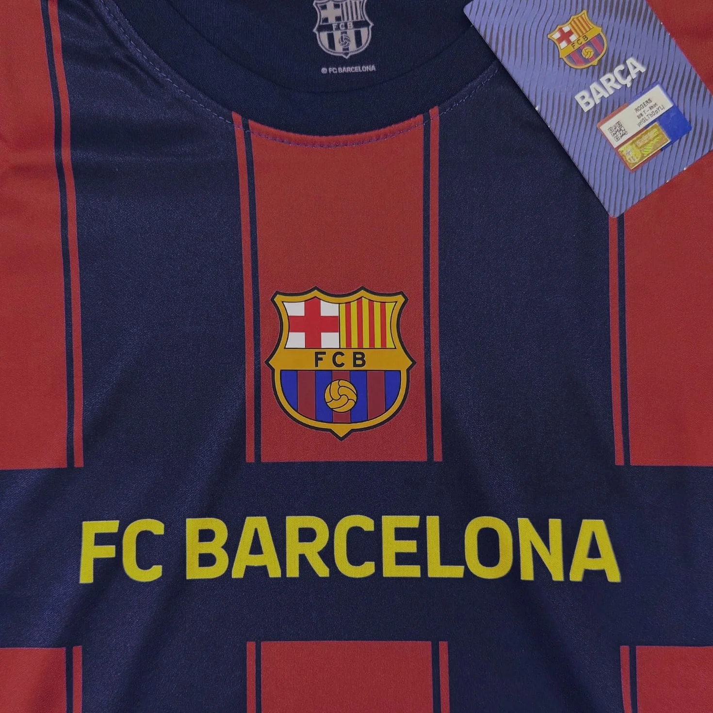 FC Barcelona Maglia Calcio Stagione 2025/26. Replica Stadio Ufficiale per Adulto, Ragazzo e Bambino